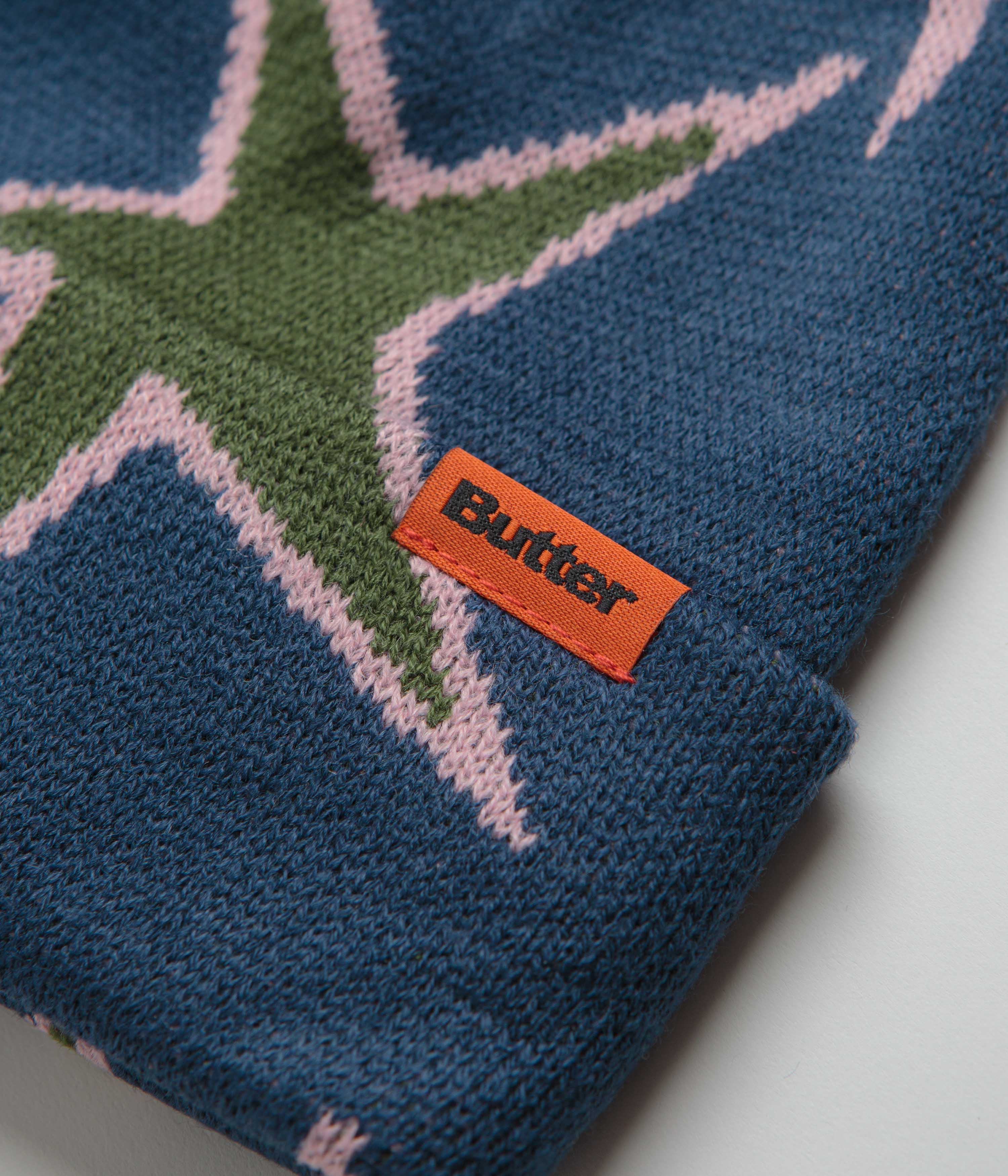 Butter Goods Stars Cuff Beanie - Prussian - Image 2