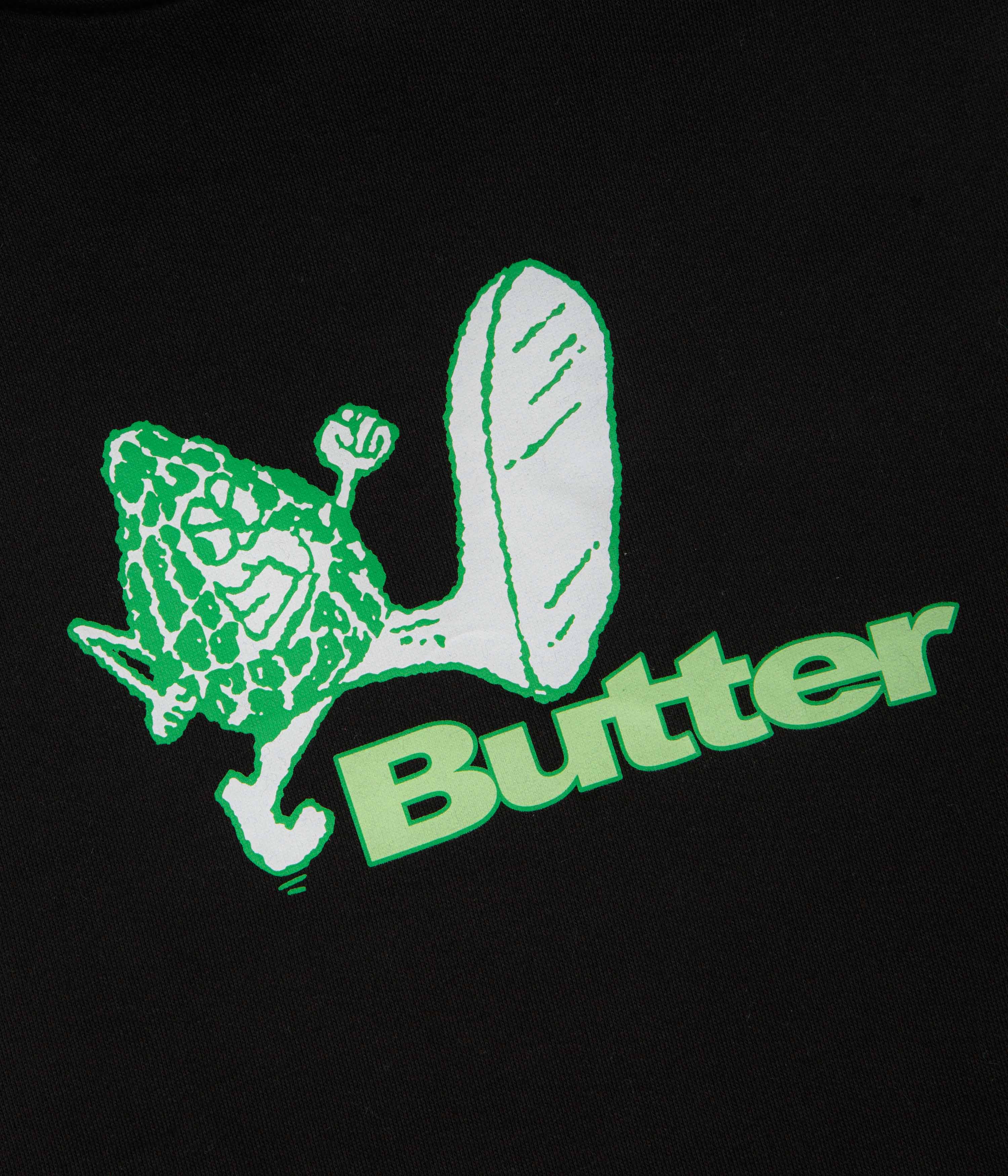 Butter Goods Steppin' Logo Hoodie - Black - Image 2