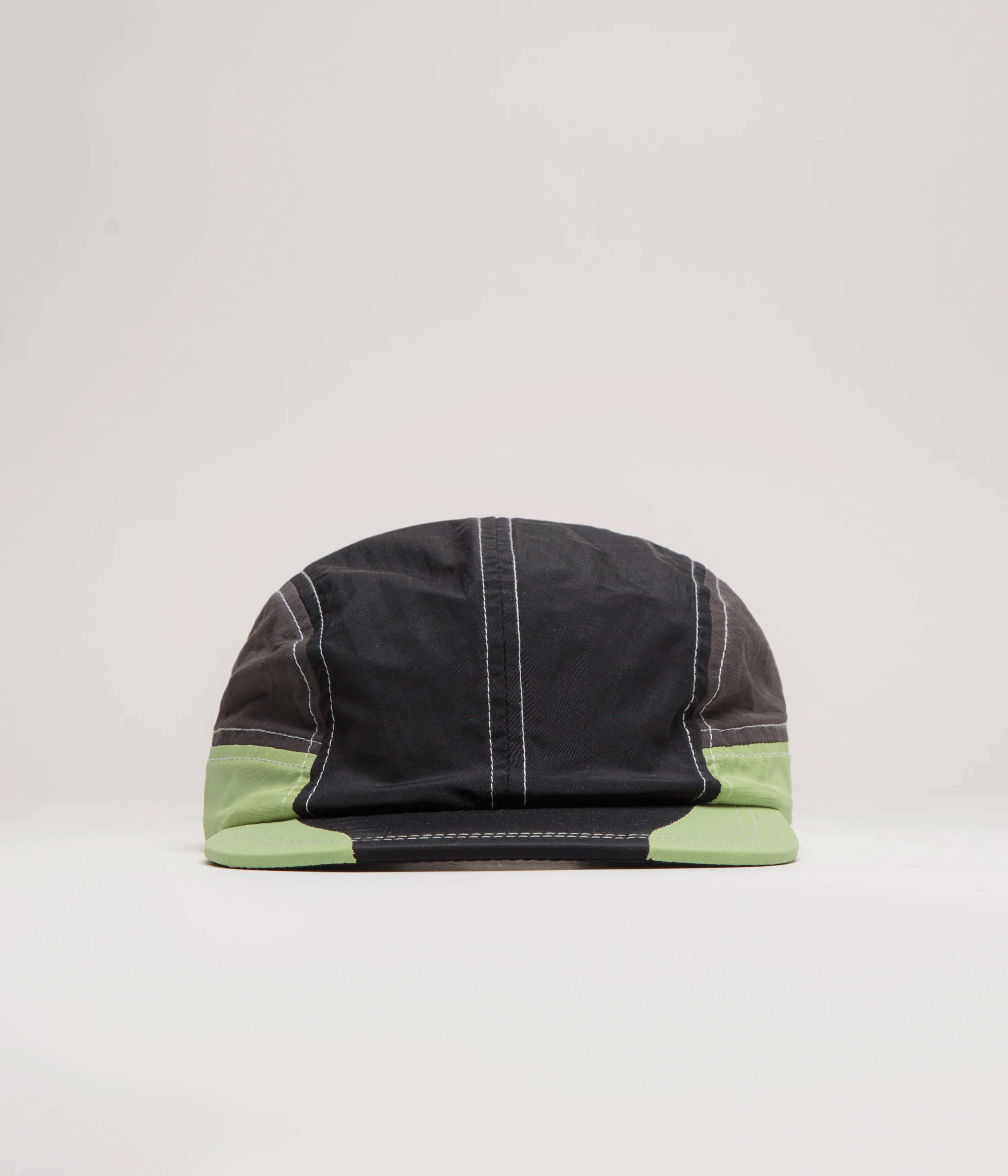 Butter Goods Stream 4 Panel Cap - Black / Pistachio - Image 4