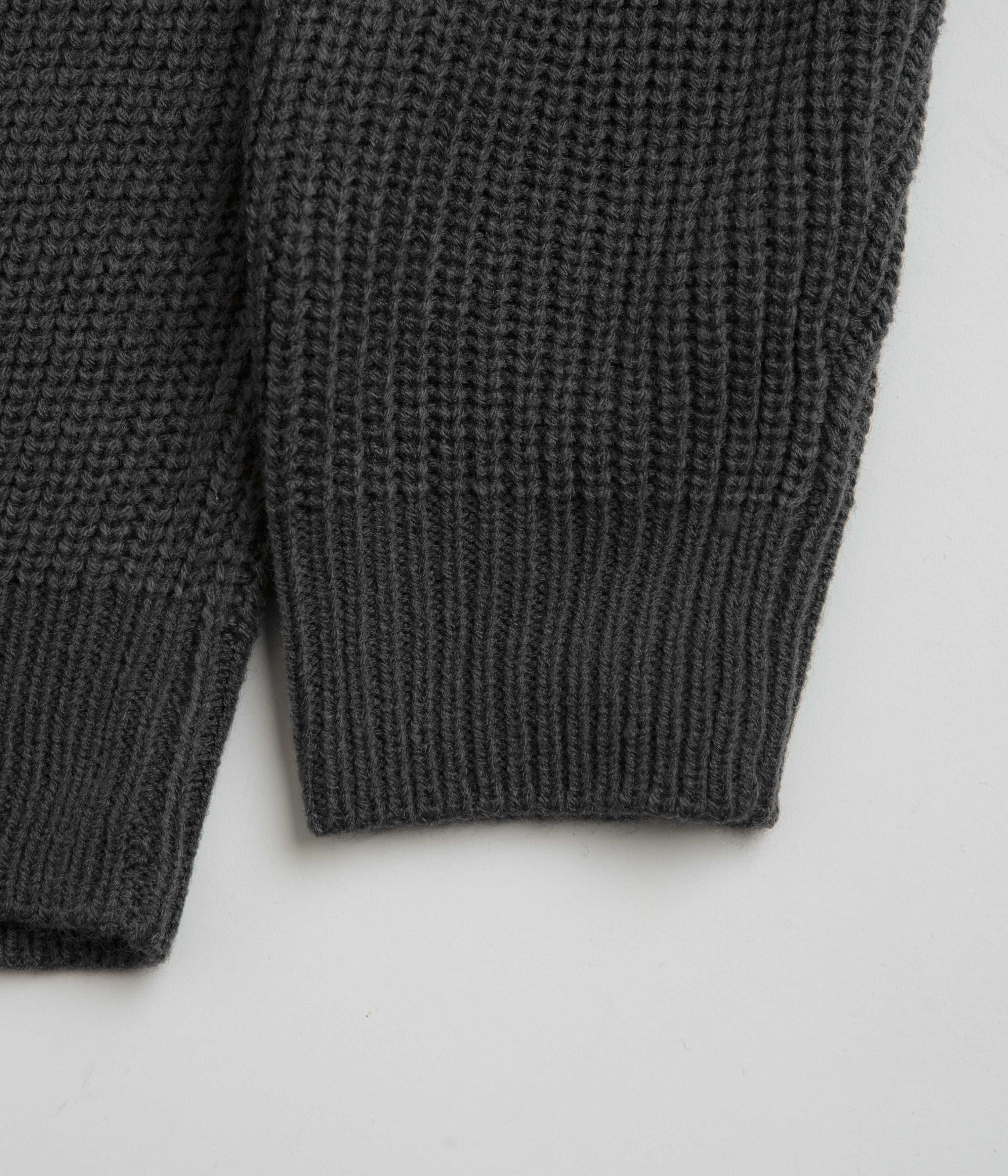 Butter Goods Stripe Knitted Sweatshirt - Charcoal - Image 5
