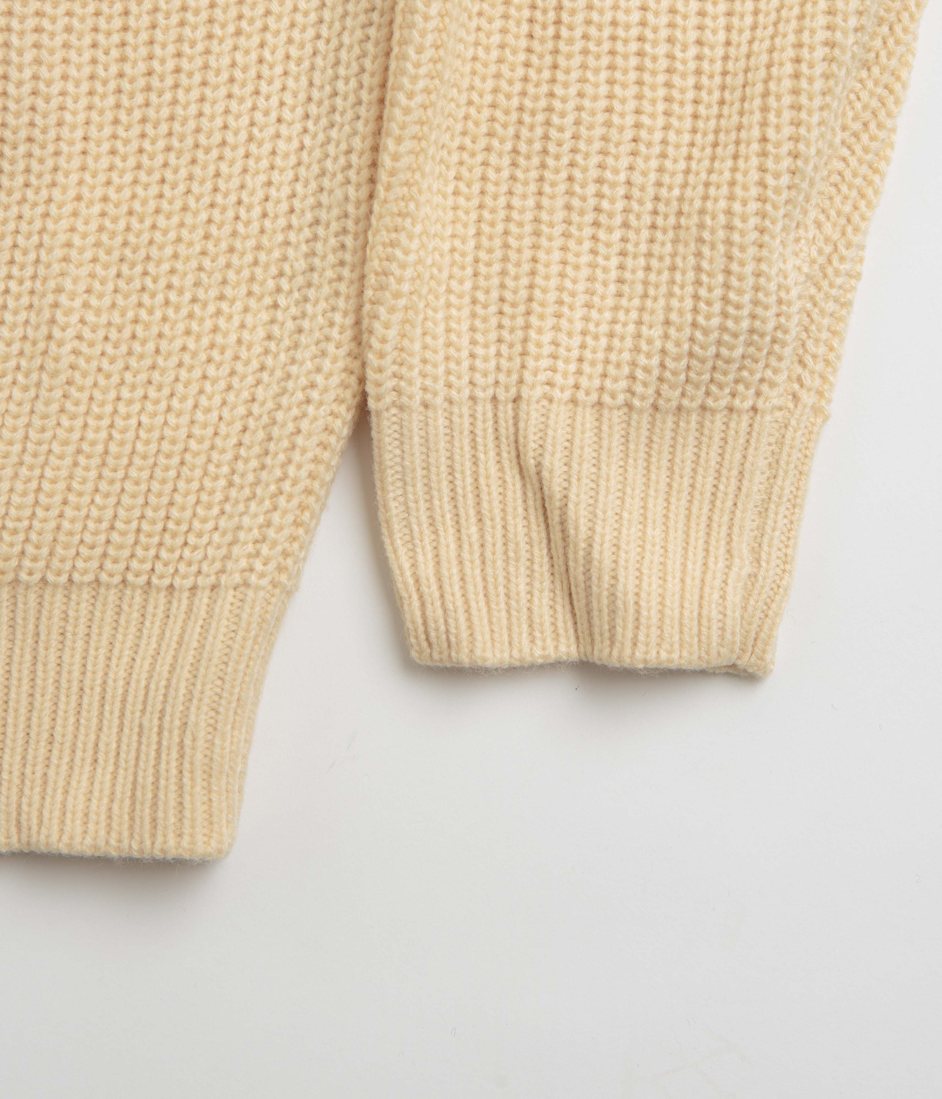Butter Goods Stripe Knitted Sweatshirt - Cream - Image 5