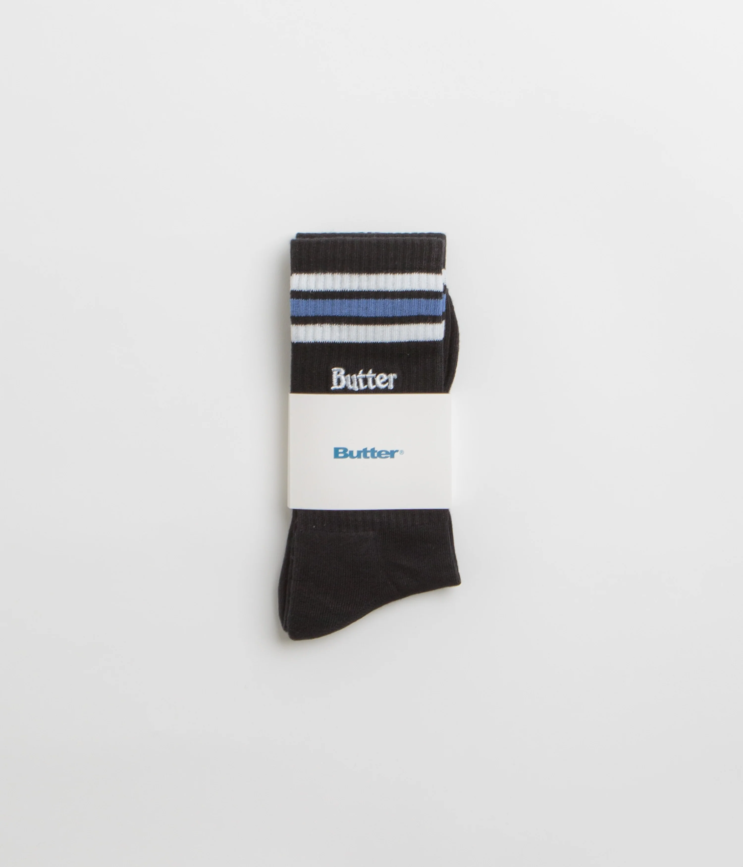 Butter Goods Stripe Socks - Black - Image 2