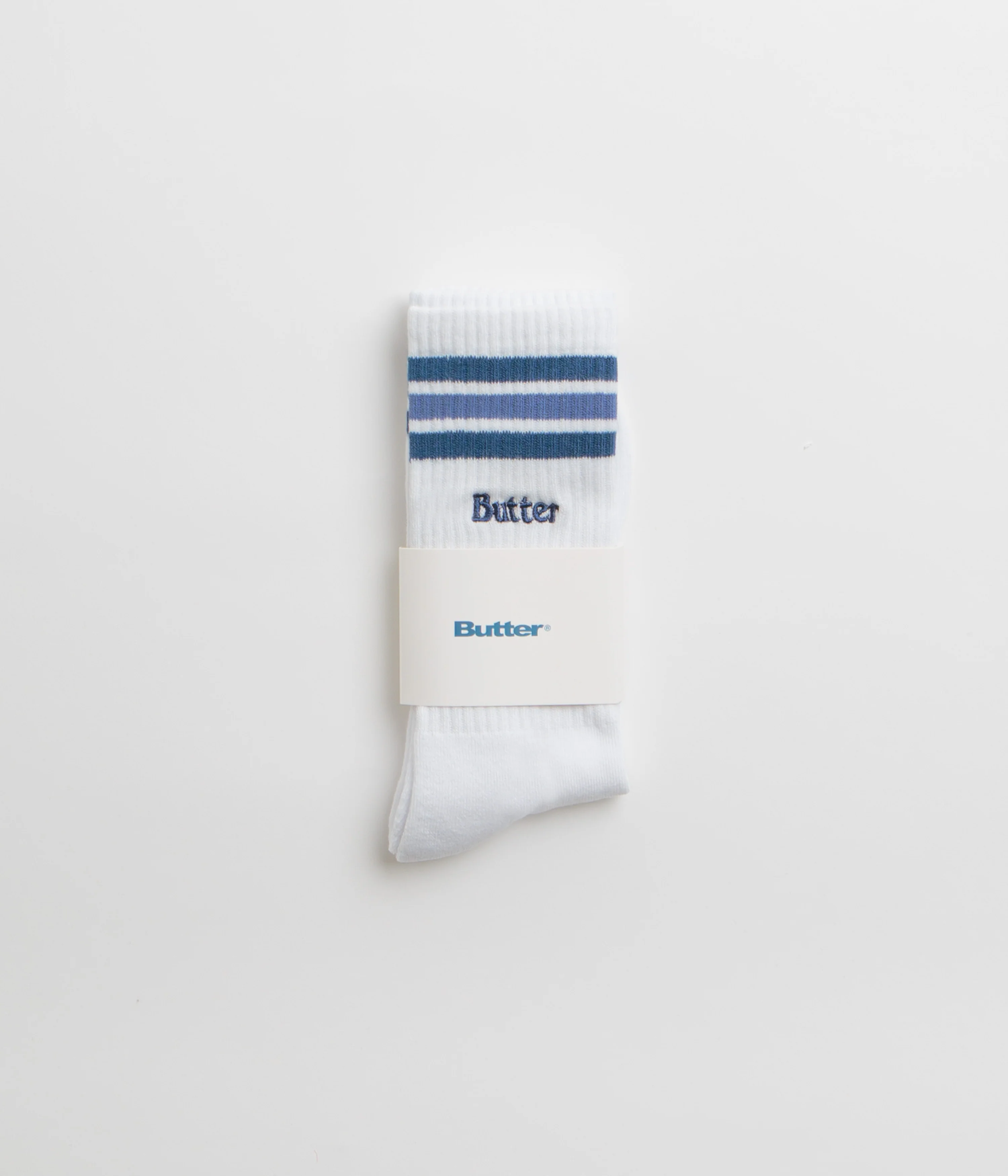Butter Goods Stripe Socks - White - Image 2