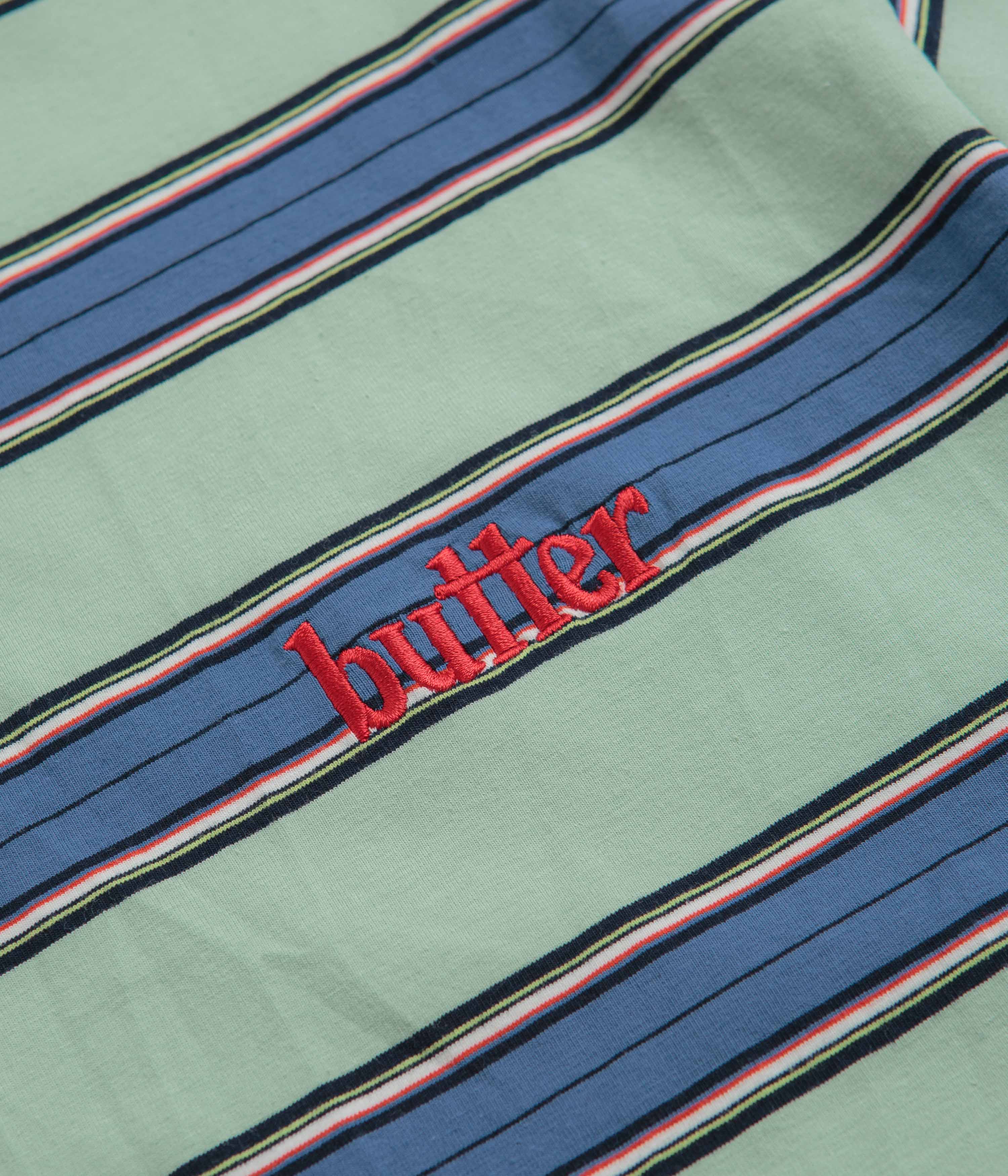 Butter Goods Stripe T-Shirt - Ice / Blue - Image 3