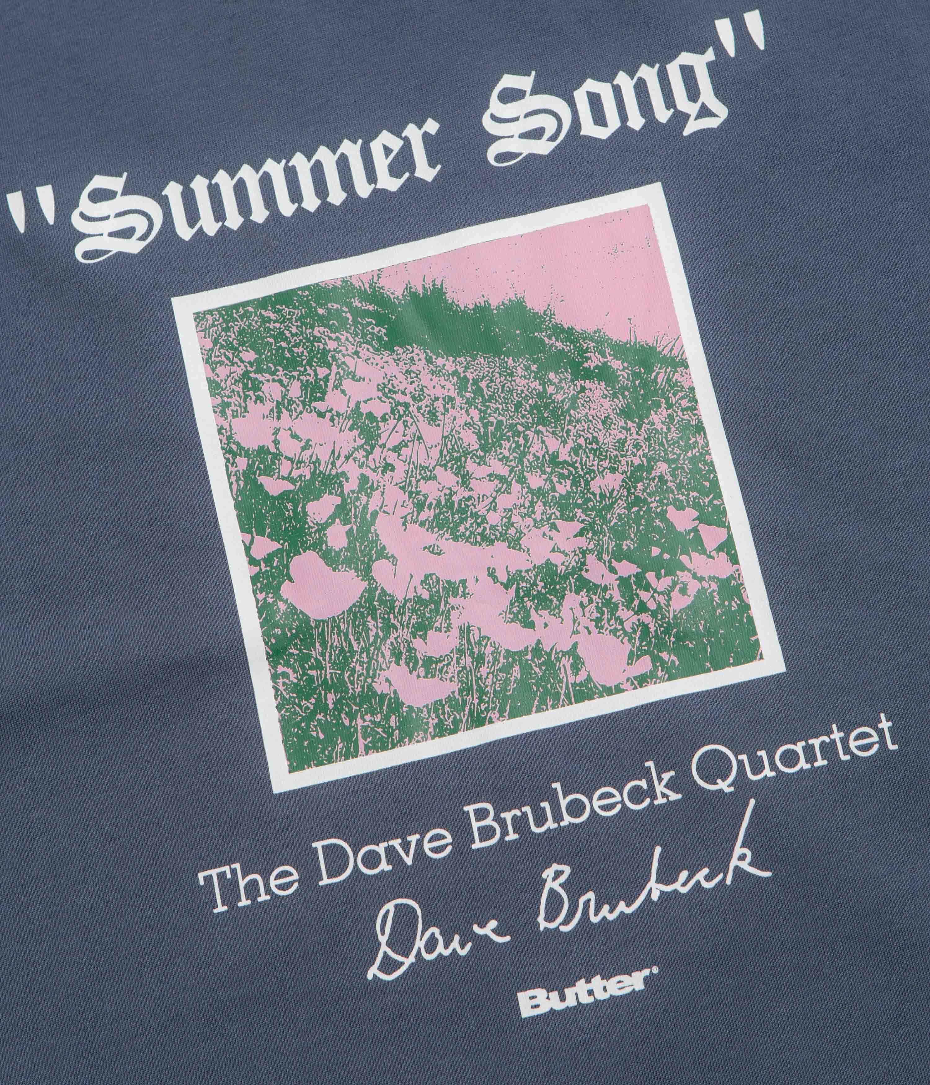 Butter Goods Summer Song T-Shirt - Steel - Image 3