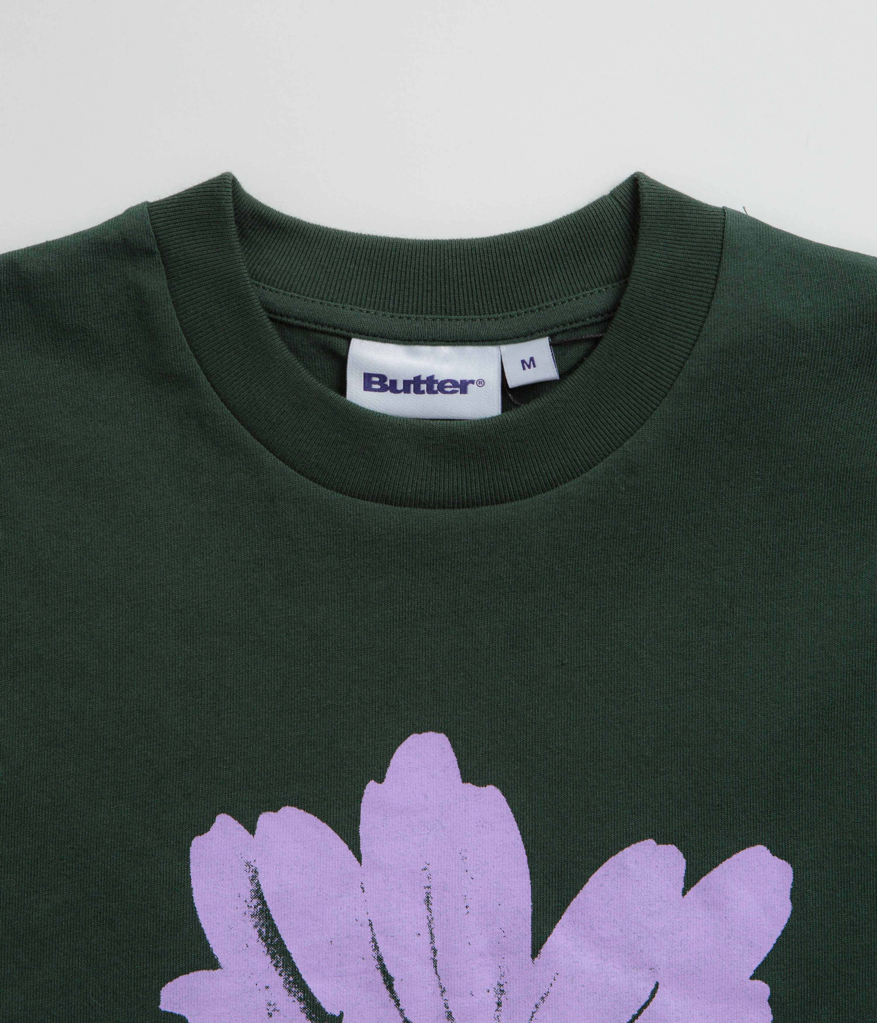 Butter Goods Sunflower T-Shirt - Dark Forest - Image 3
