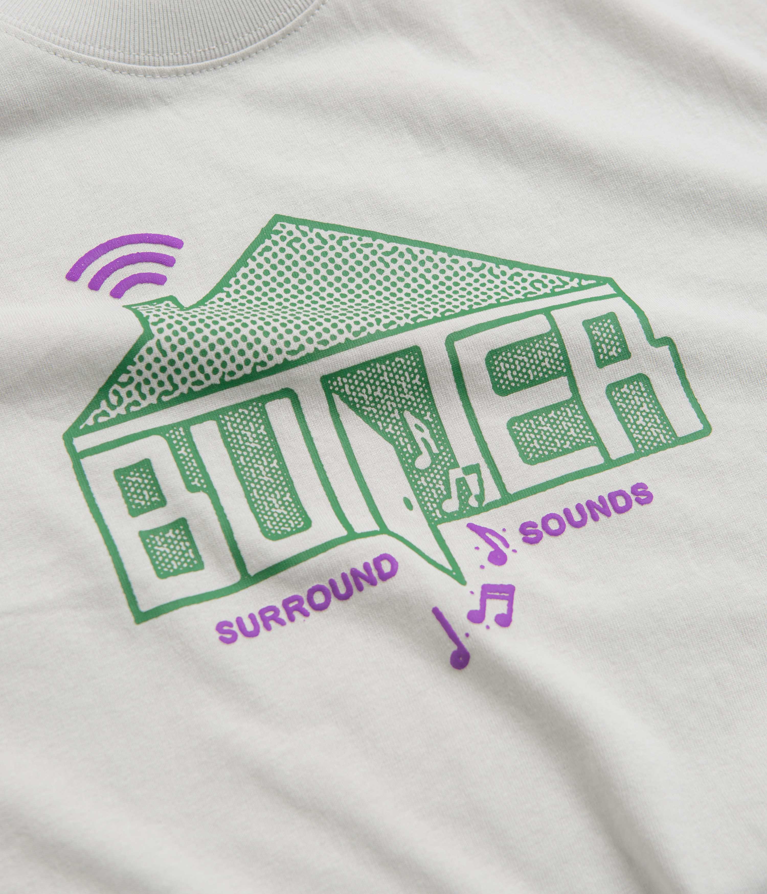 Butter Goods Surround Sounds T-Shirt - Cement - Image 2