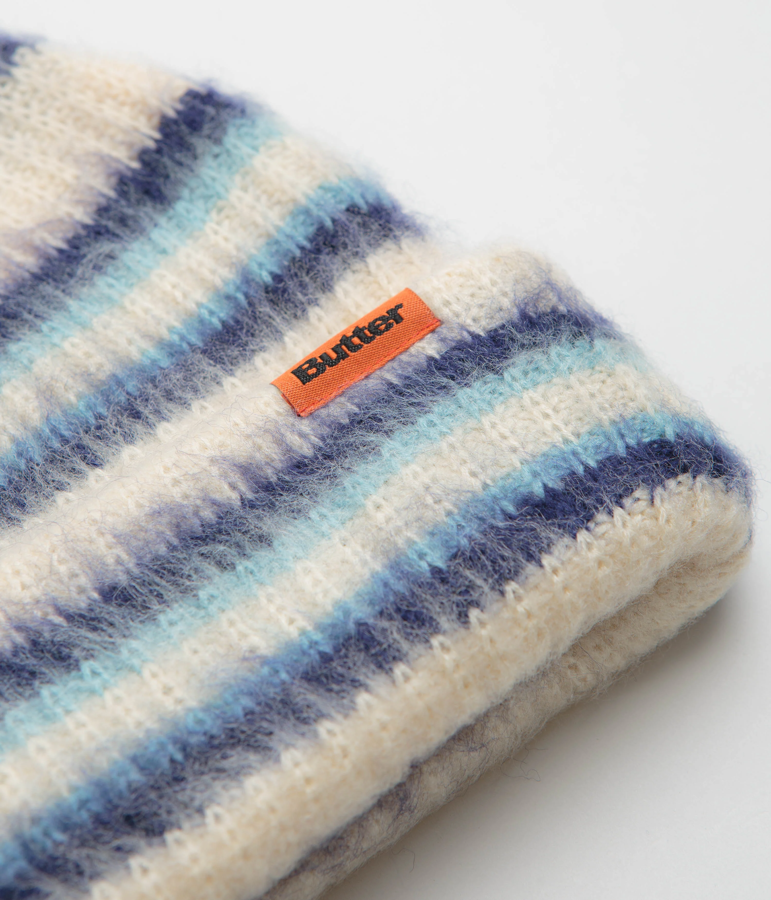 Butter Goods Swipe Beanie - Cream - Image 2