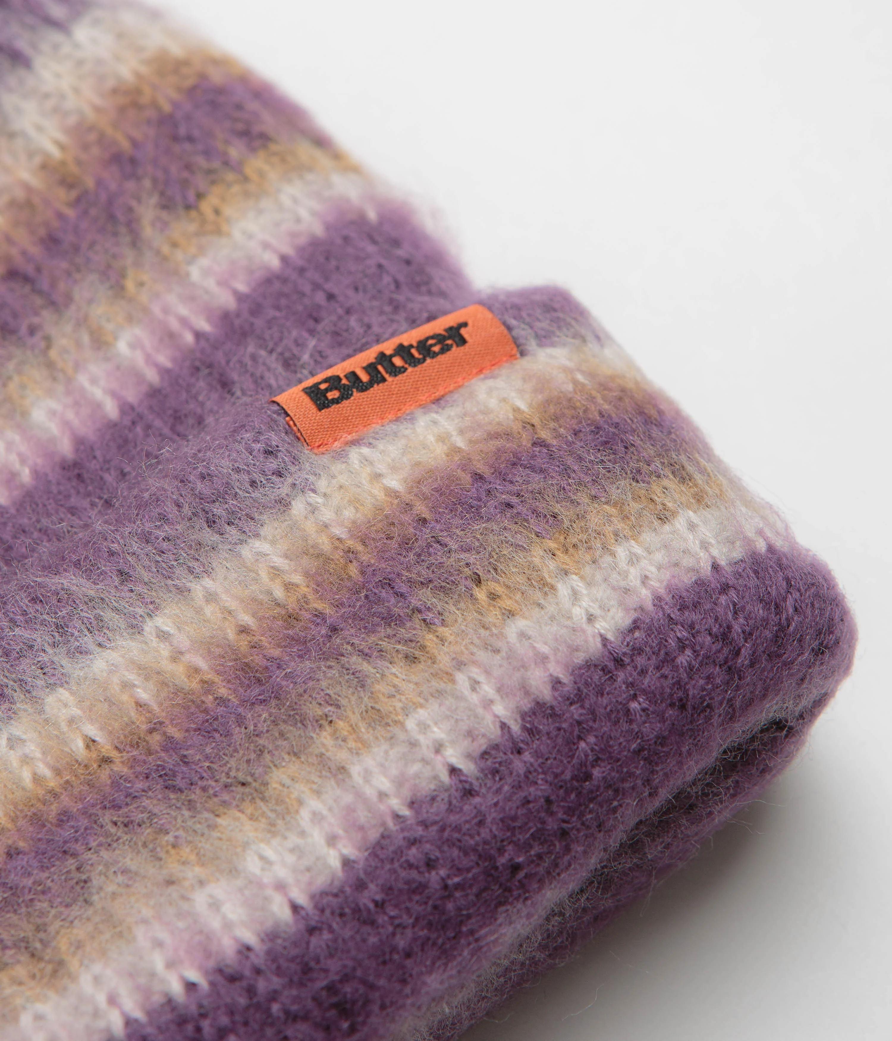 Butter Goods Swipe Beanie - Purple - Image 2