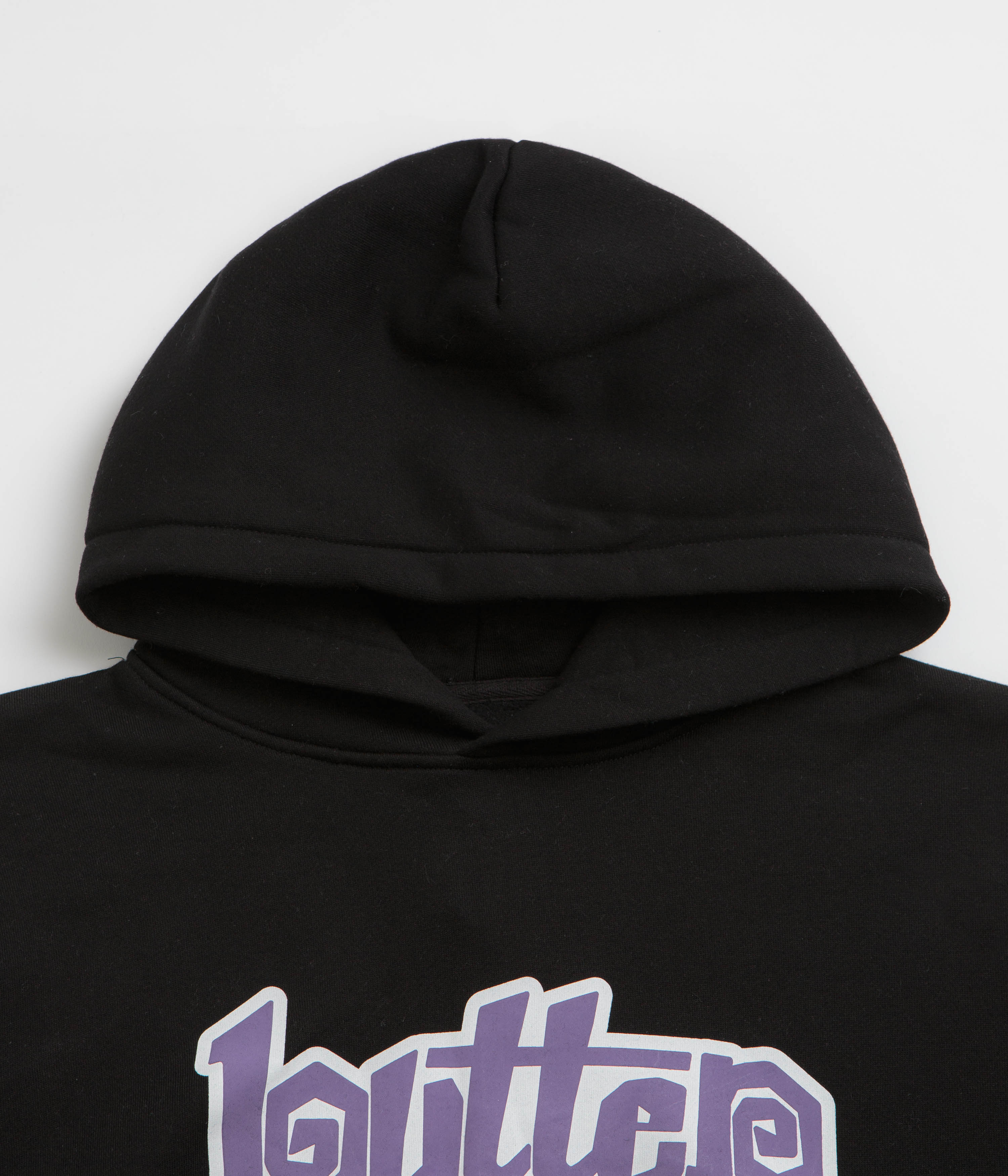 Butter Goods Swirl Hoodie - Black / Purple - Image 2