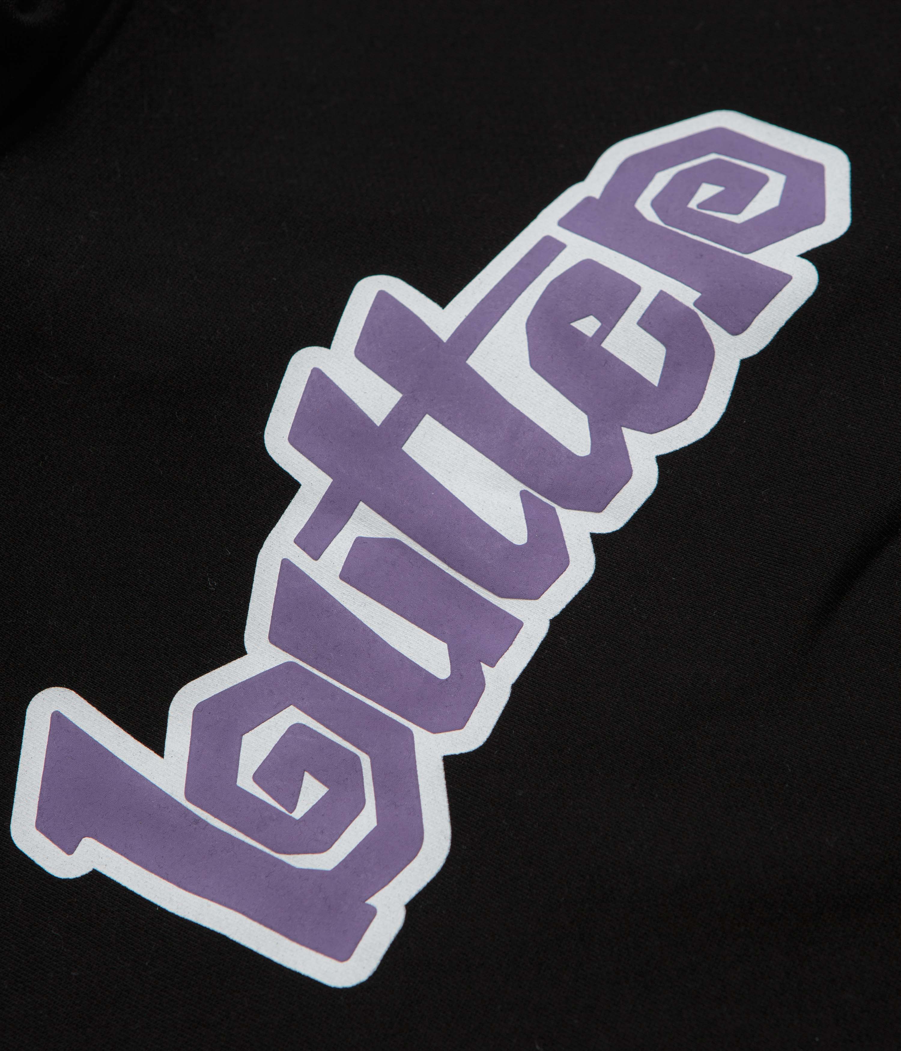 Butter Goods Swirl Hoodie - Black / Purple - Image 3