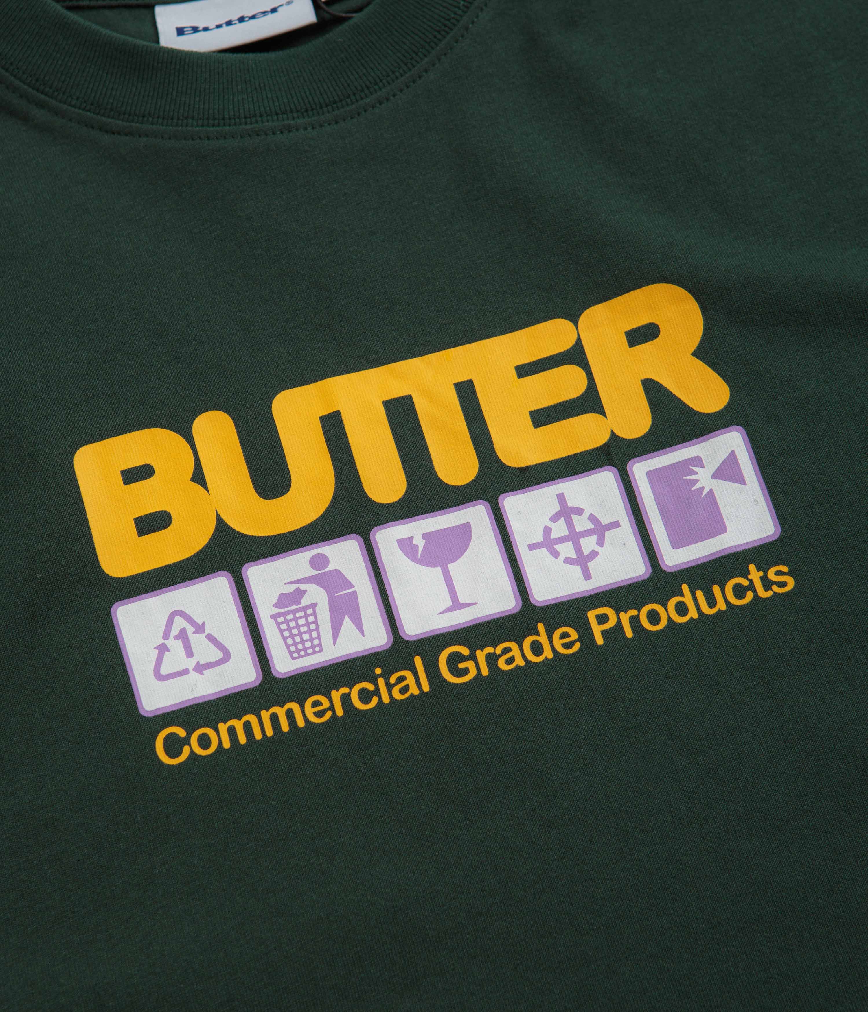 Butter Goods Symbols T-Shirt - Dark Forest - Image 3