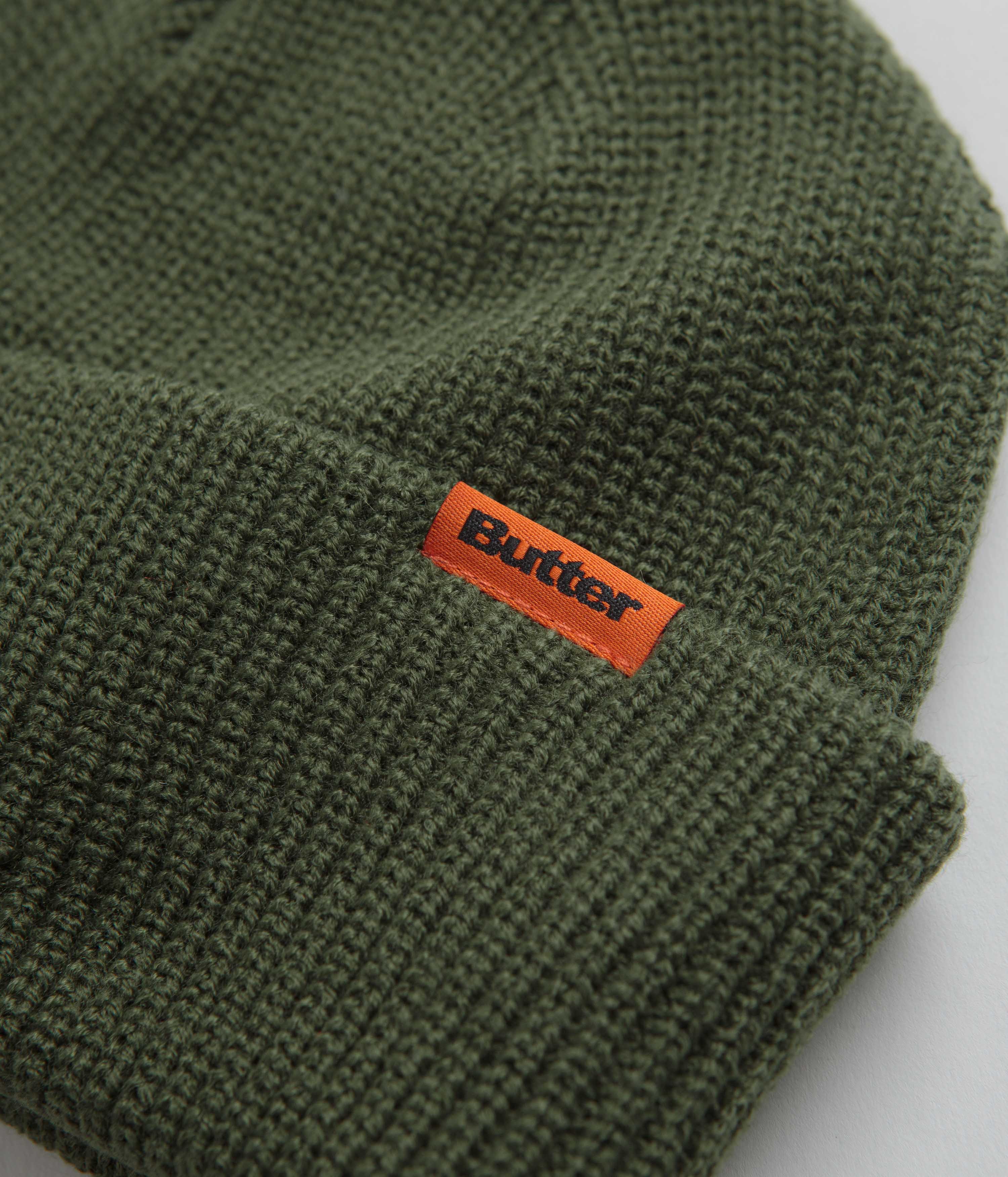 Butter Goods Tall Wharfie Beanie - Army - Image 2