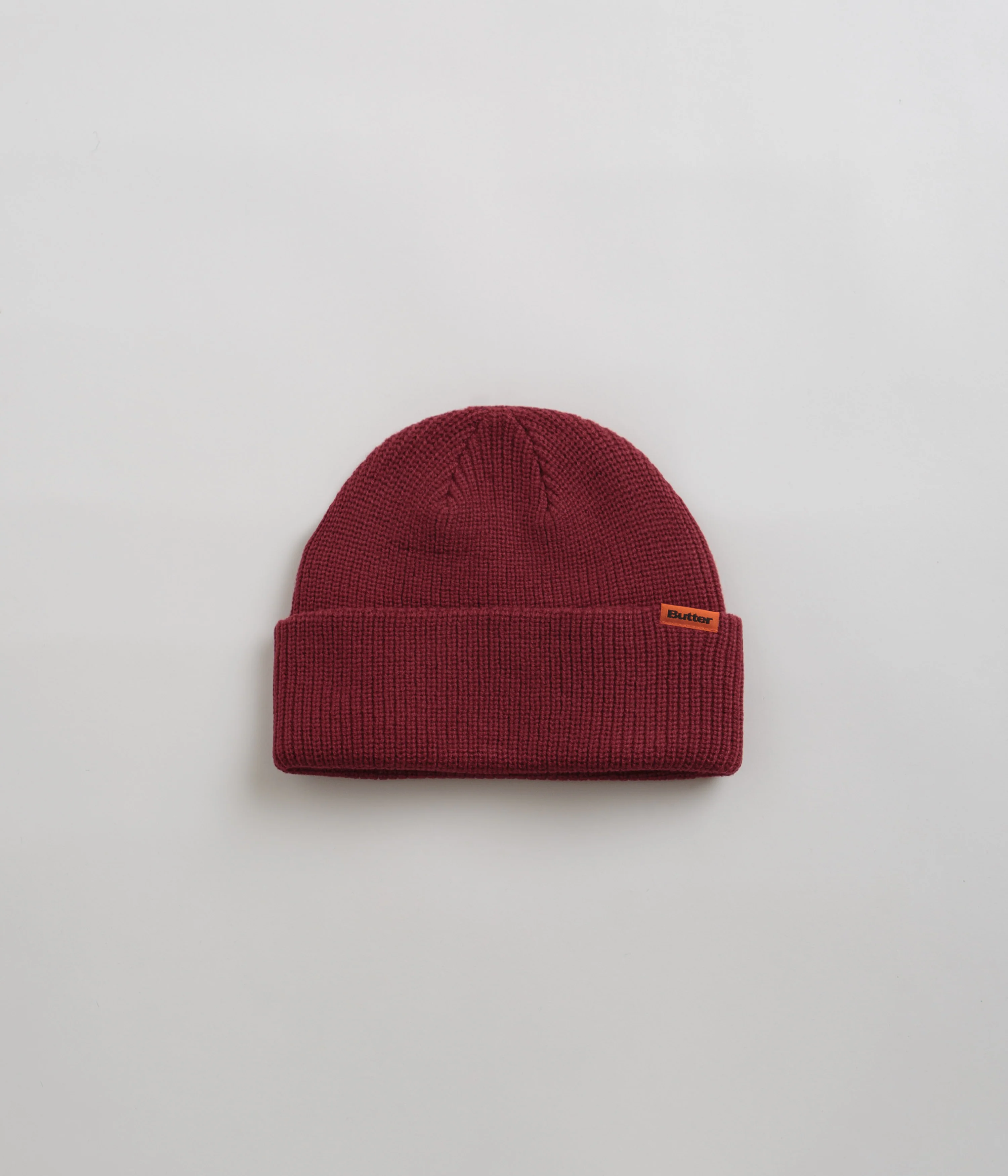 Butter Goods Tall Wharfie Beanie - Burgundy