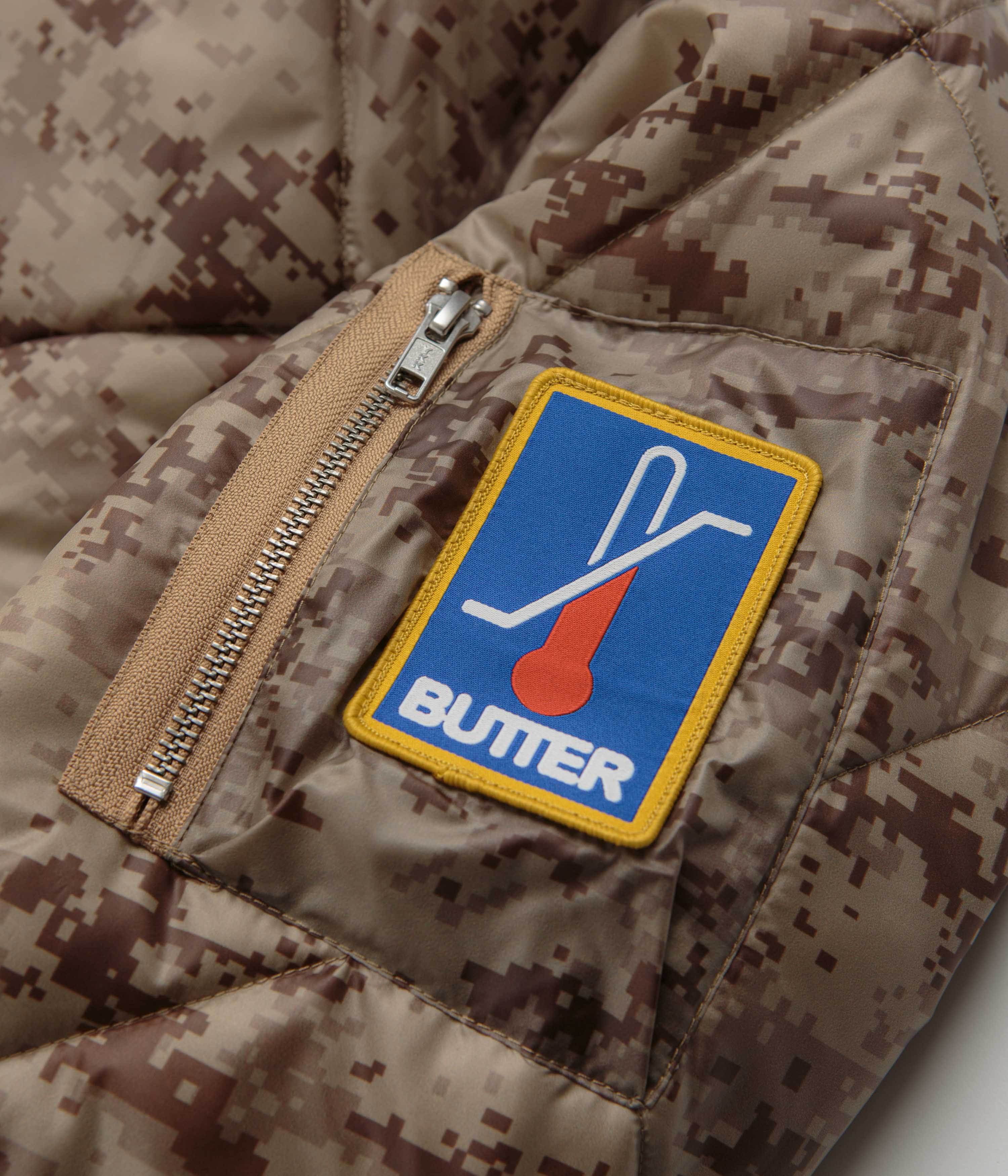 Butter Goods Temperature Bomber Jacket - Digital Camo - Image 6