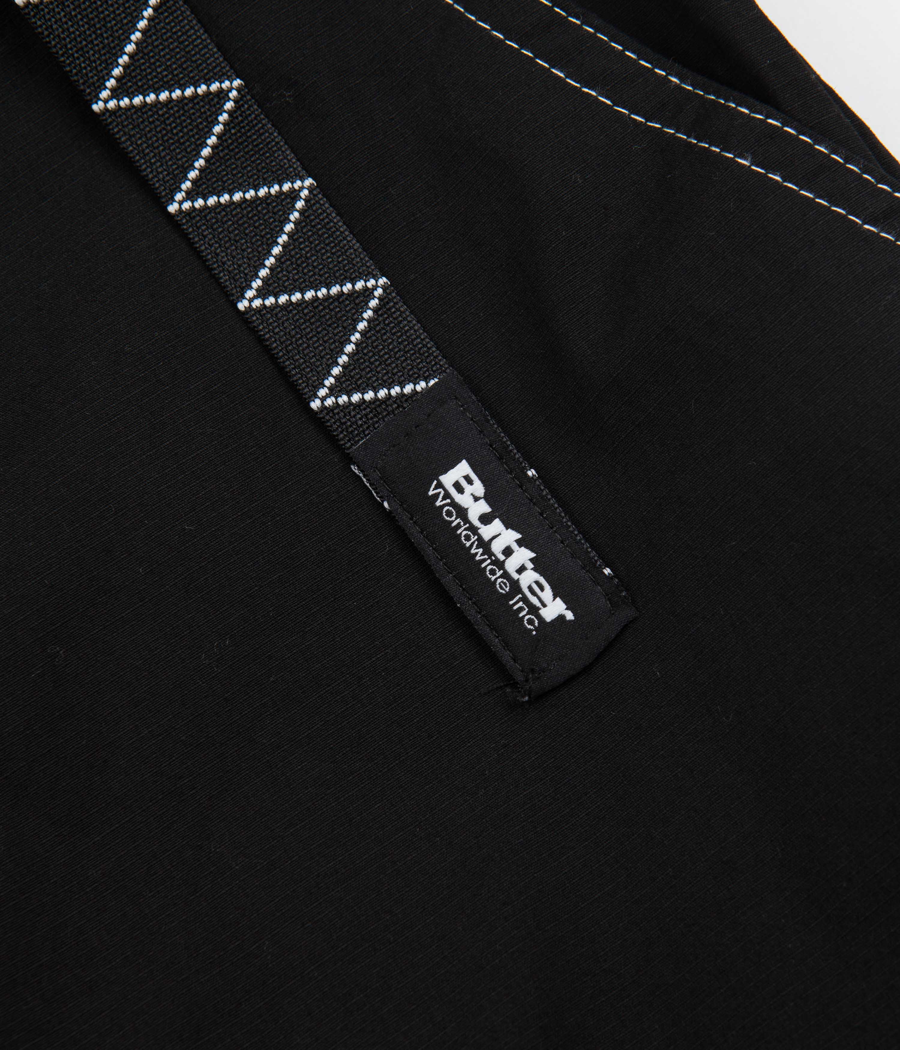 Butter Goods Terrain Contrast Stitch Cargo Pants - Black - Image 6