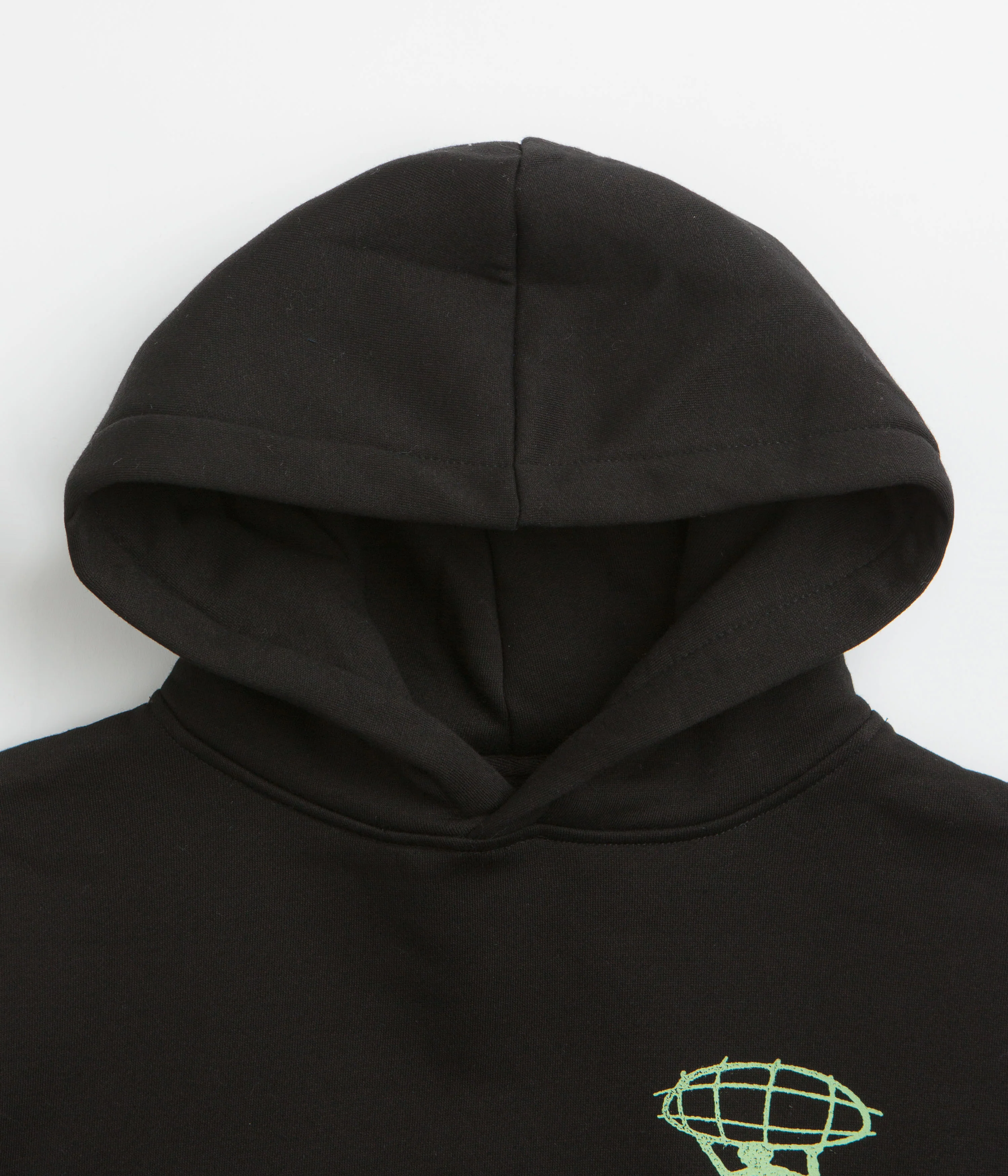 Butter Goods Terrain Hoodie - Black / Green / Black - Image 3