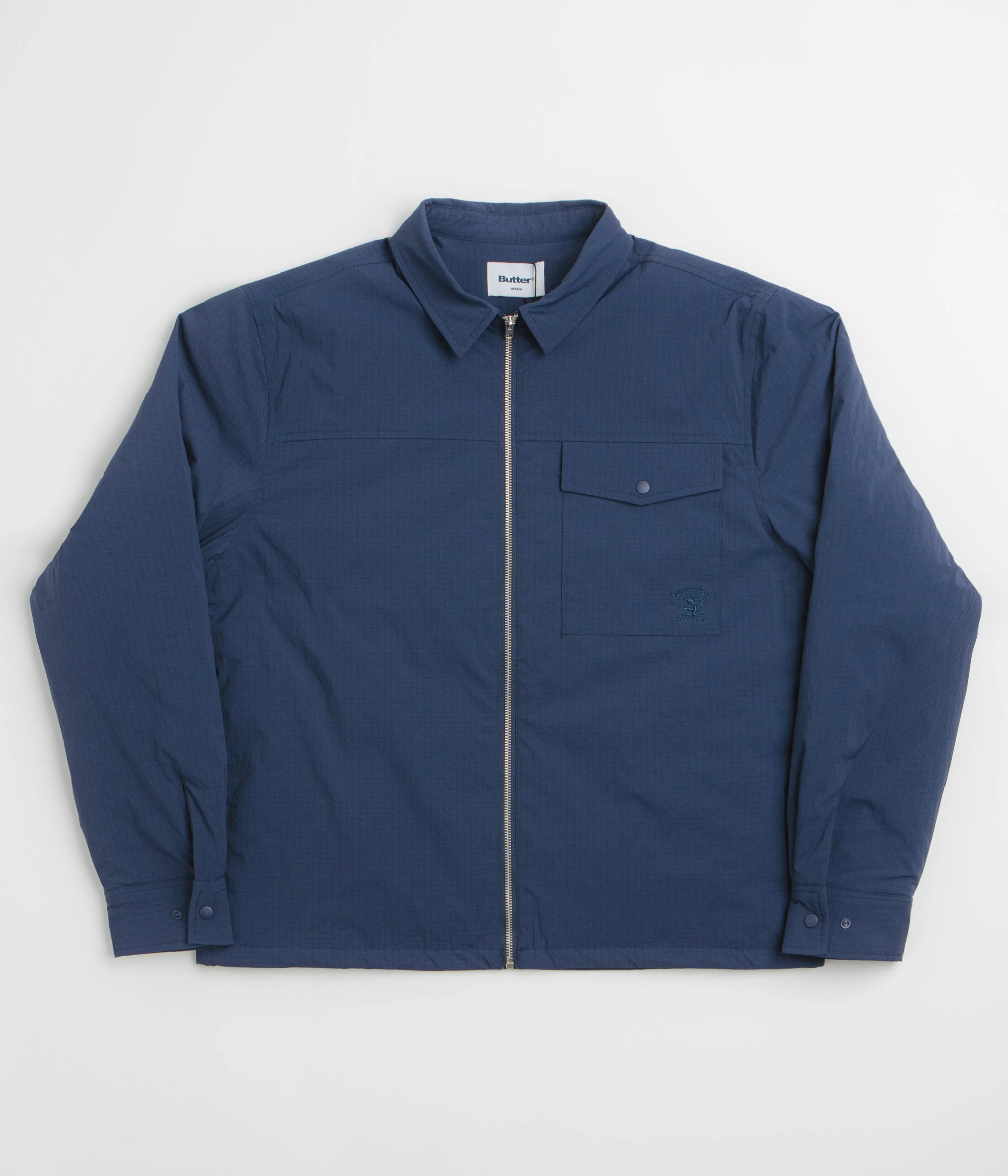 Butter Goods Terrain Insulated Shirt Jacket - Navy