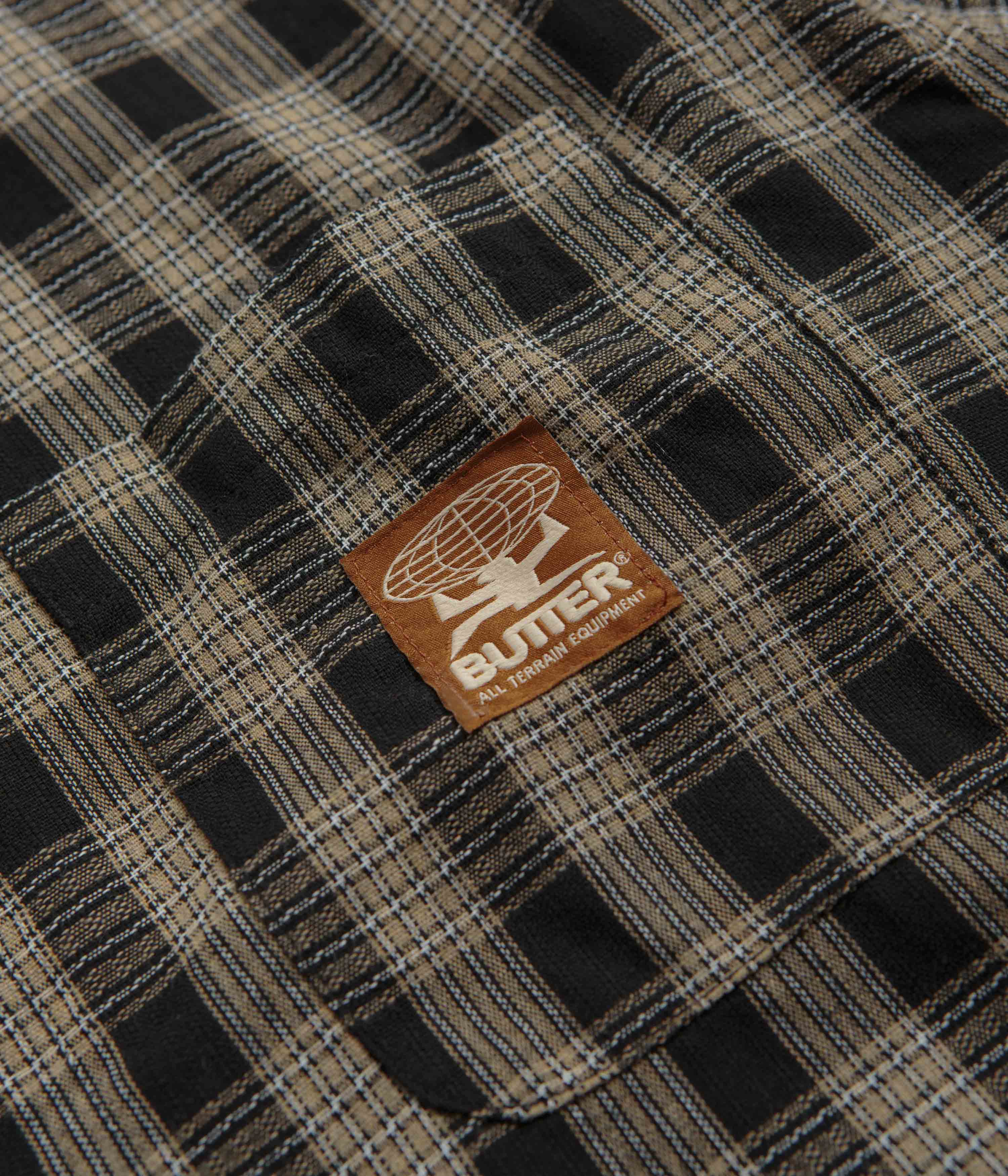Butter Goods Terrain Short Sleeve Shirt - Black - Image 2