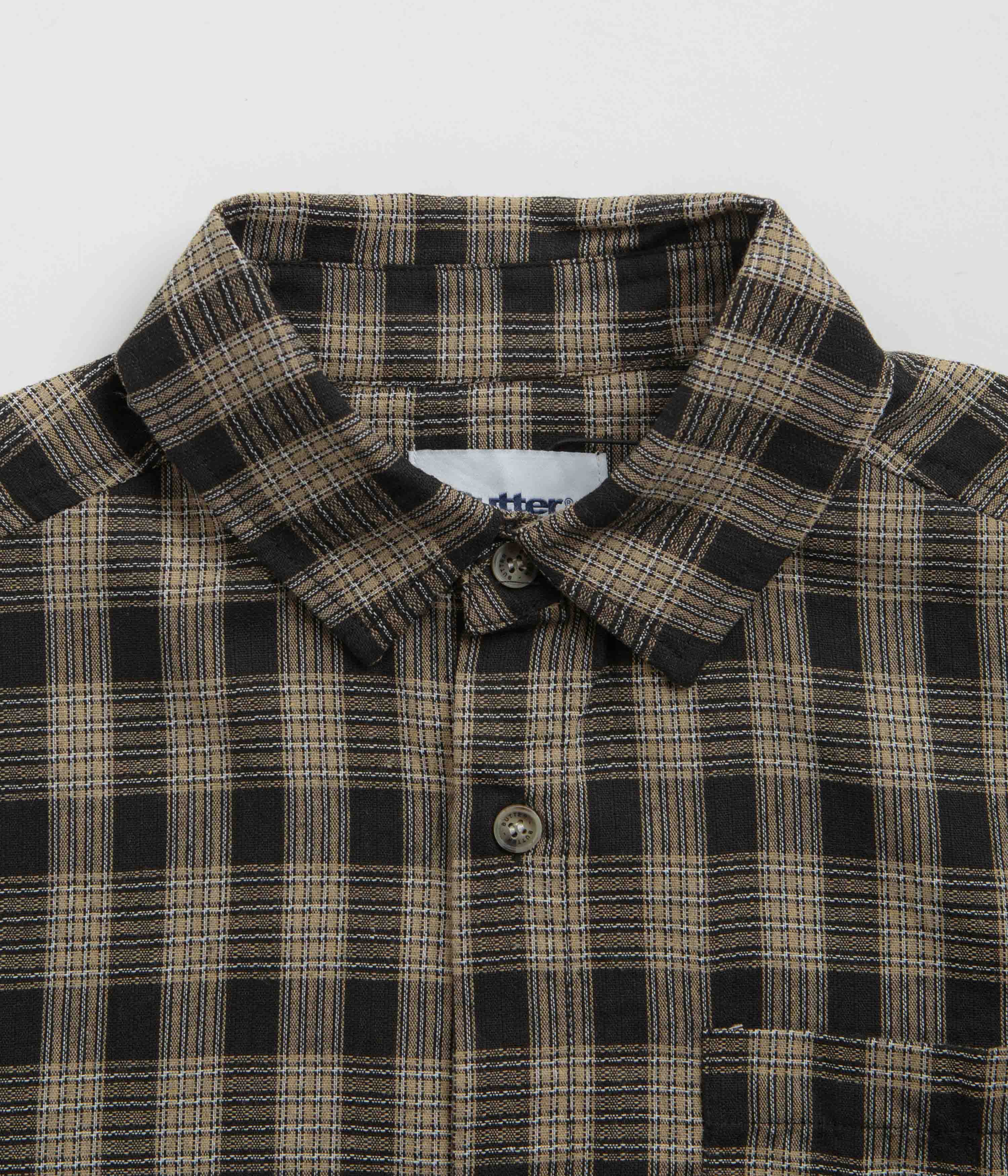 Butter Goods Terrain Short Sleeve Shirt - Black - Image 3