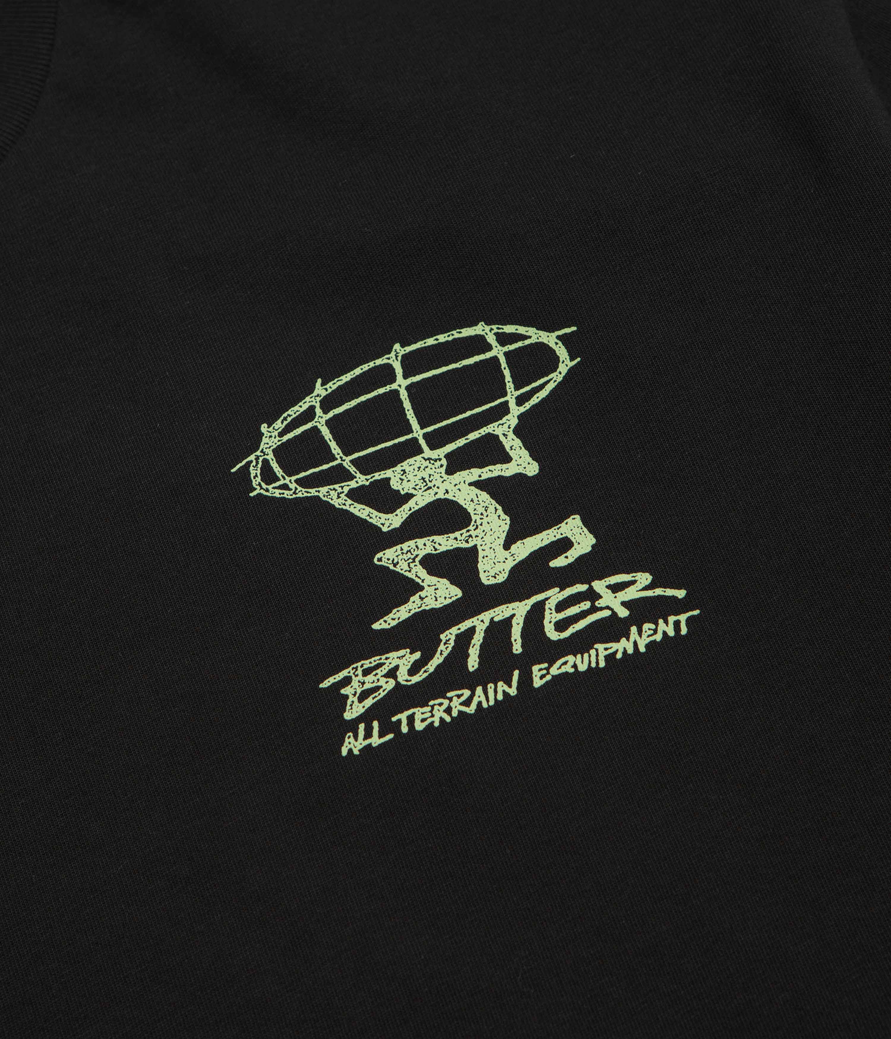 Butter Goods Terrain T-Shirt - Black / Green - Image 4