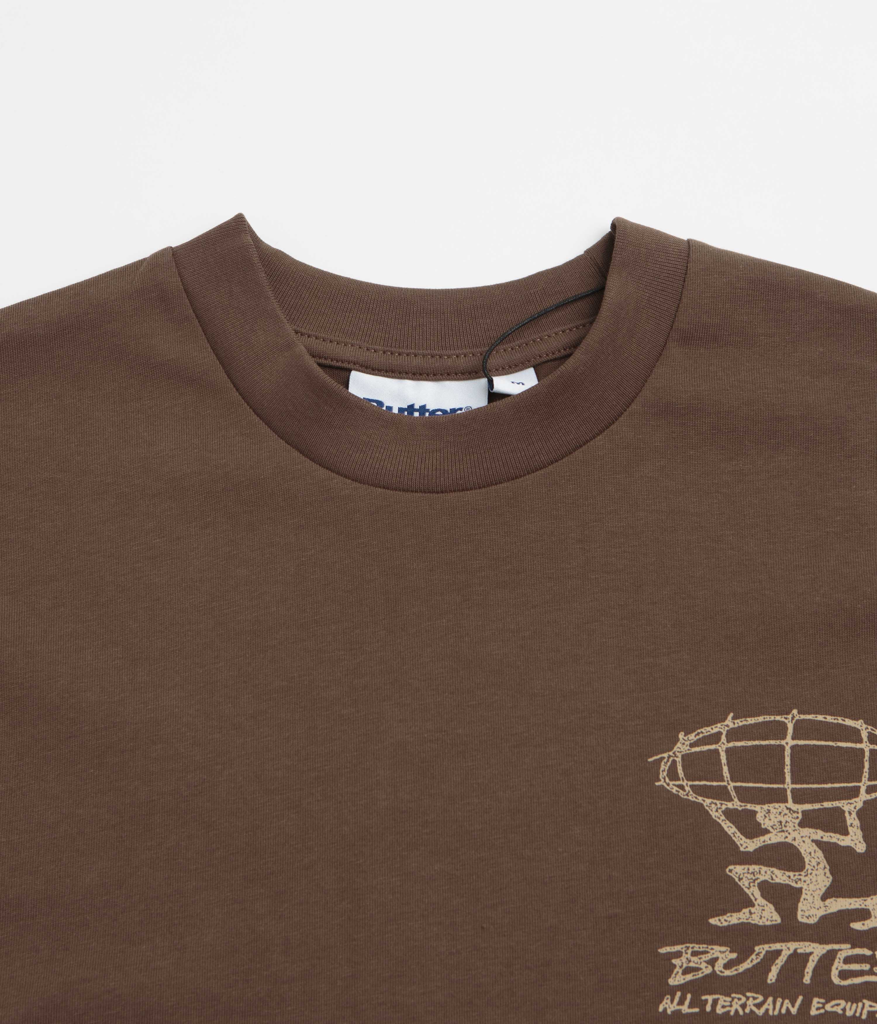 Butter Goods Terrain T-Shirt - Brown - Image 3