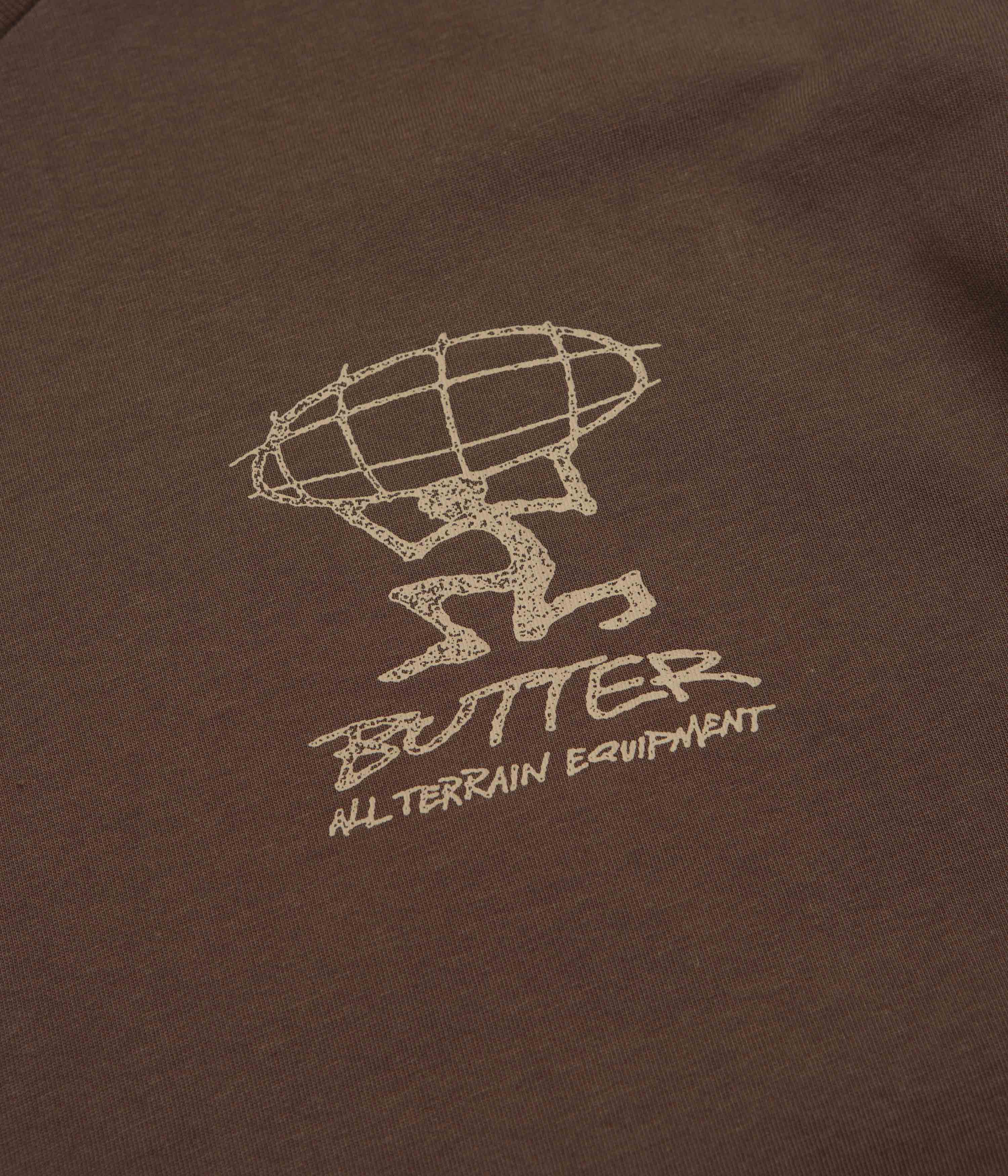 Butter Goods Terrain T-Shirt - Brown - Image 4
