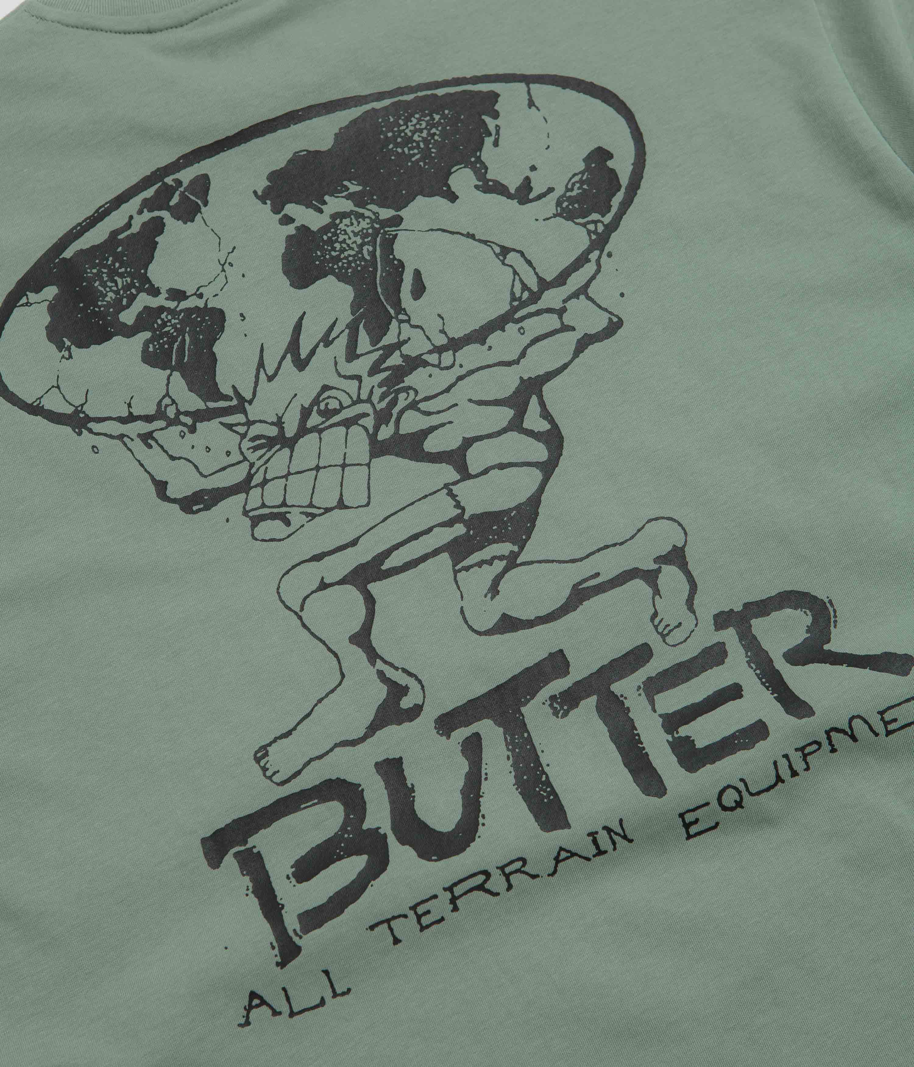Butter Goods Terrain T-Shirt - Dull Mint - Image 4