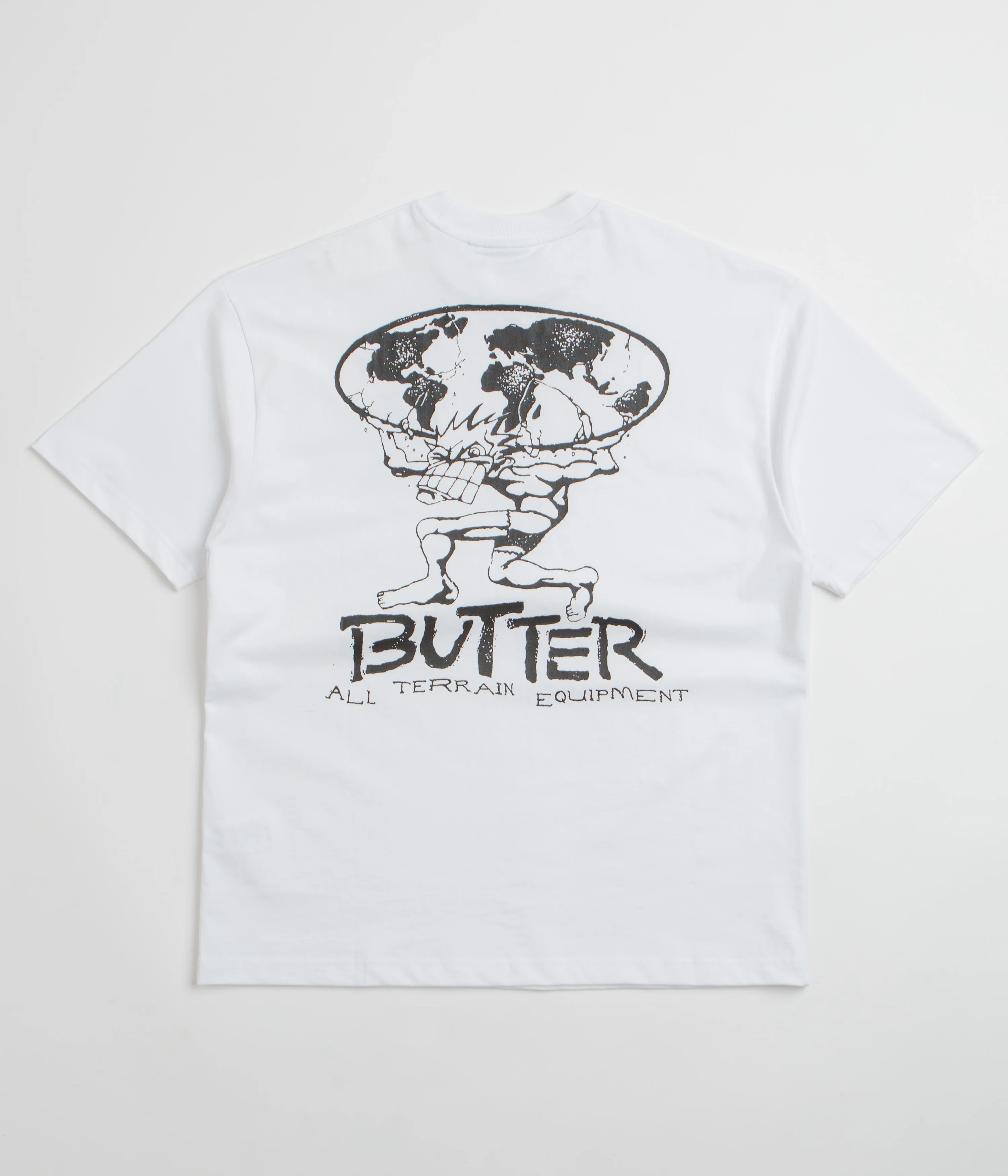 Butter Goods Terrain T-Shirt - White / Black