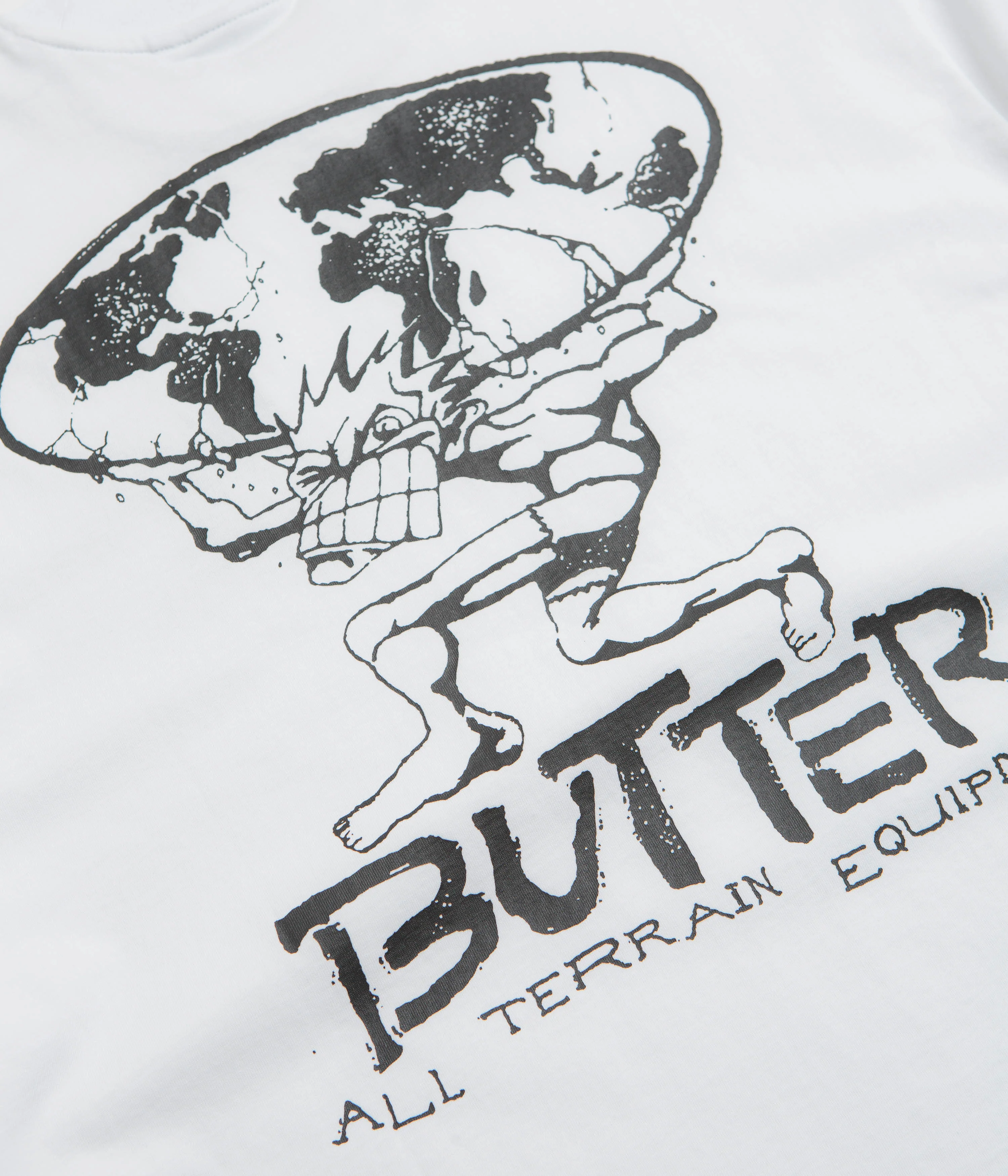 Butter Goods Terrain T-Shirt - White / Black - Image 4