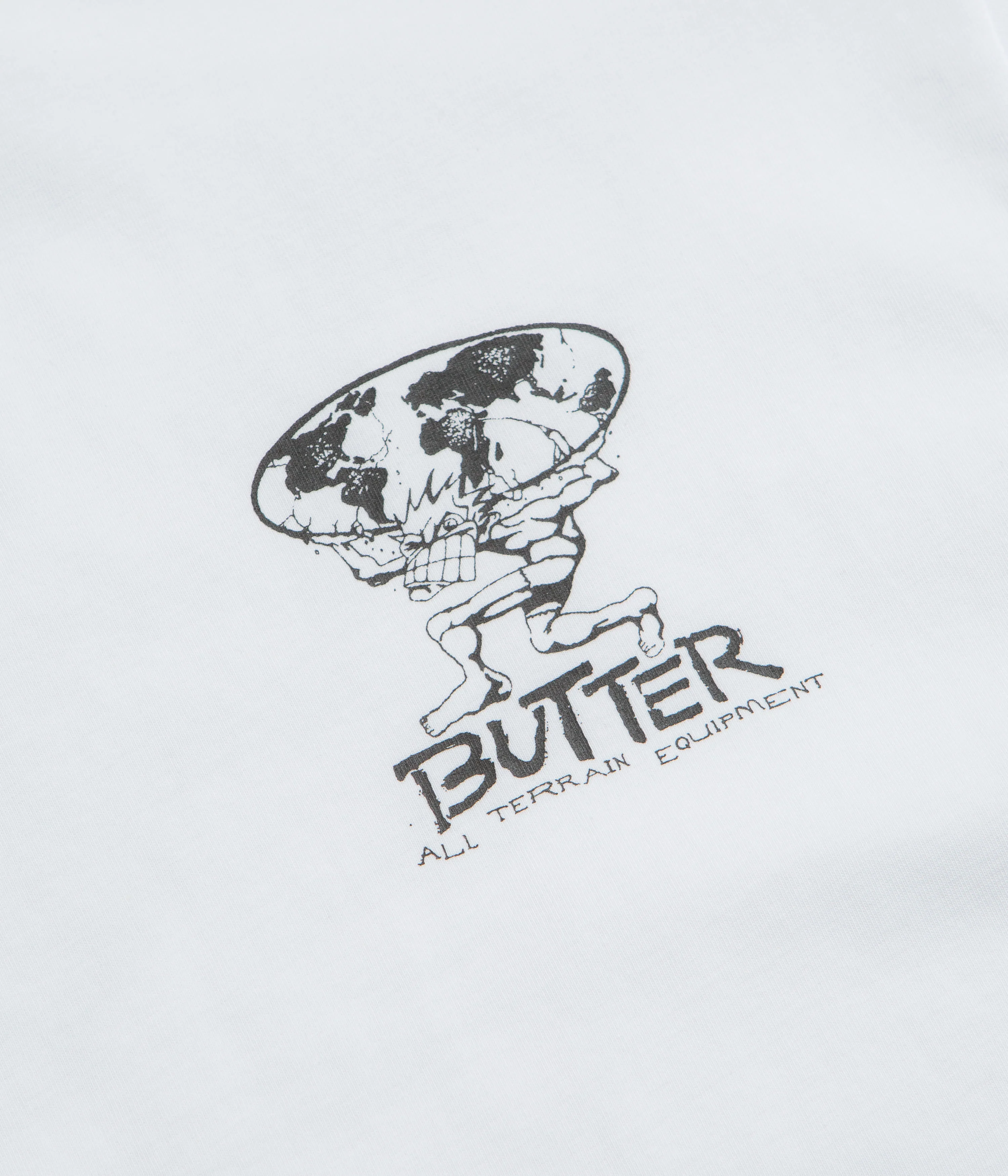 Butter Goods Terrain T-Shirt - White / Black - Image 5