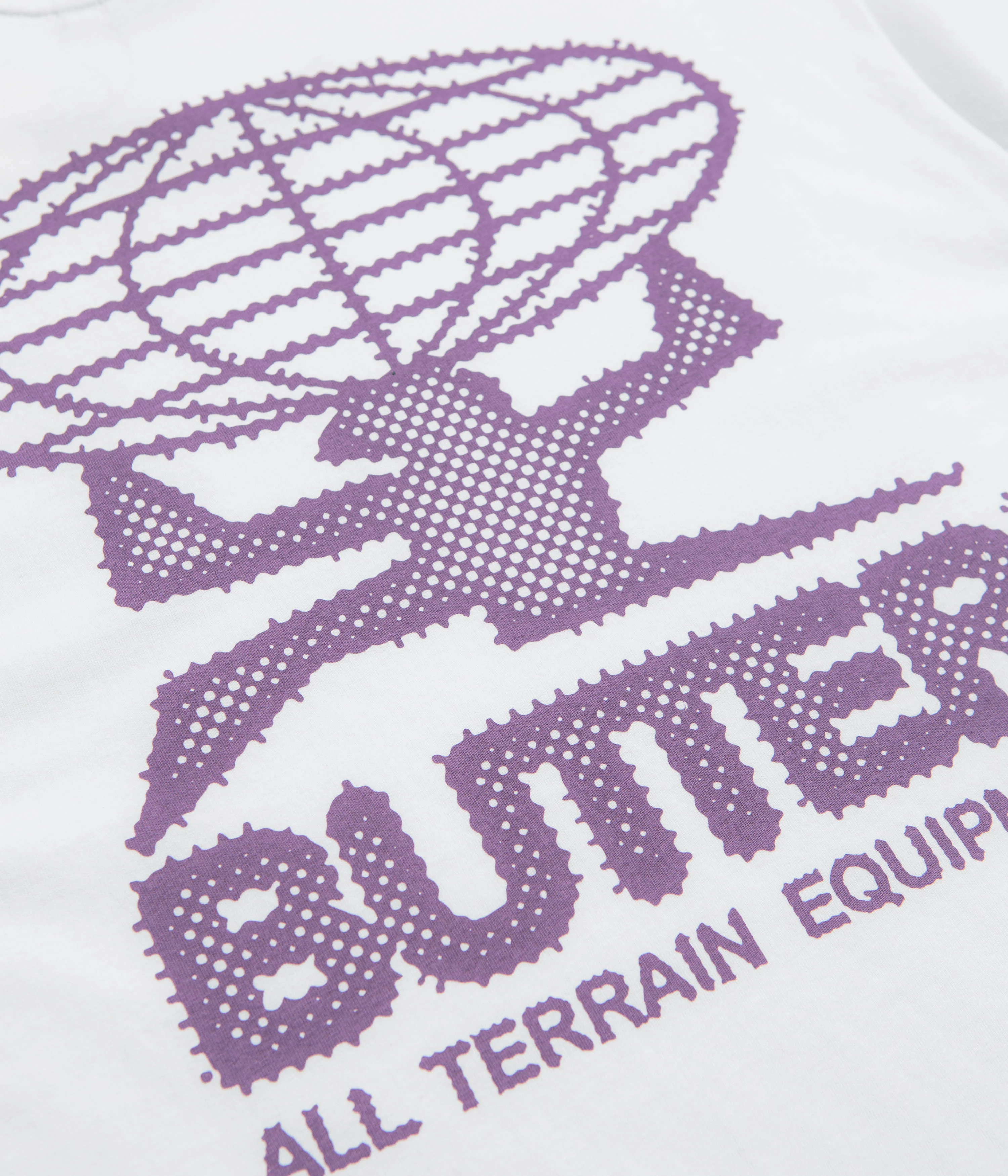 Butter Goods Terrain T-Shirt - White / Purple - Image 4