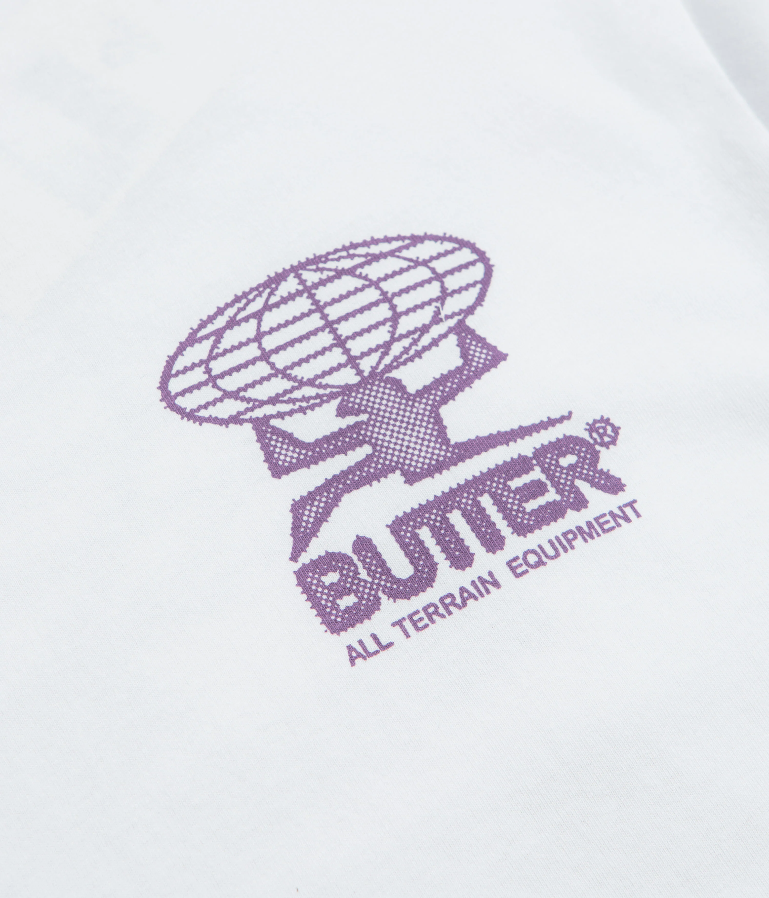 Butter Goods Terrain T-Shirt - White / Purple - Image 5