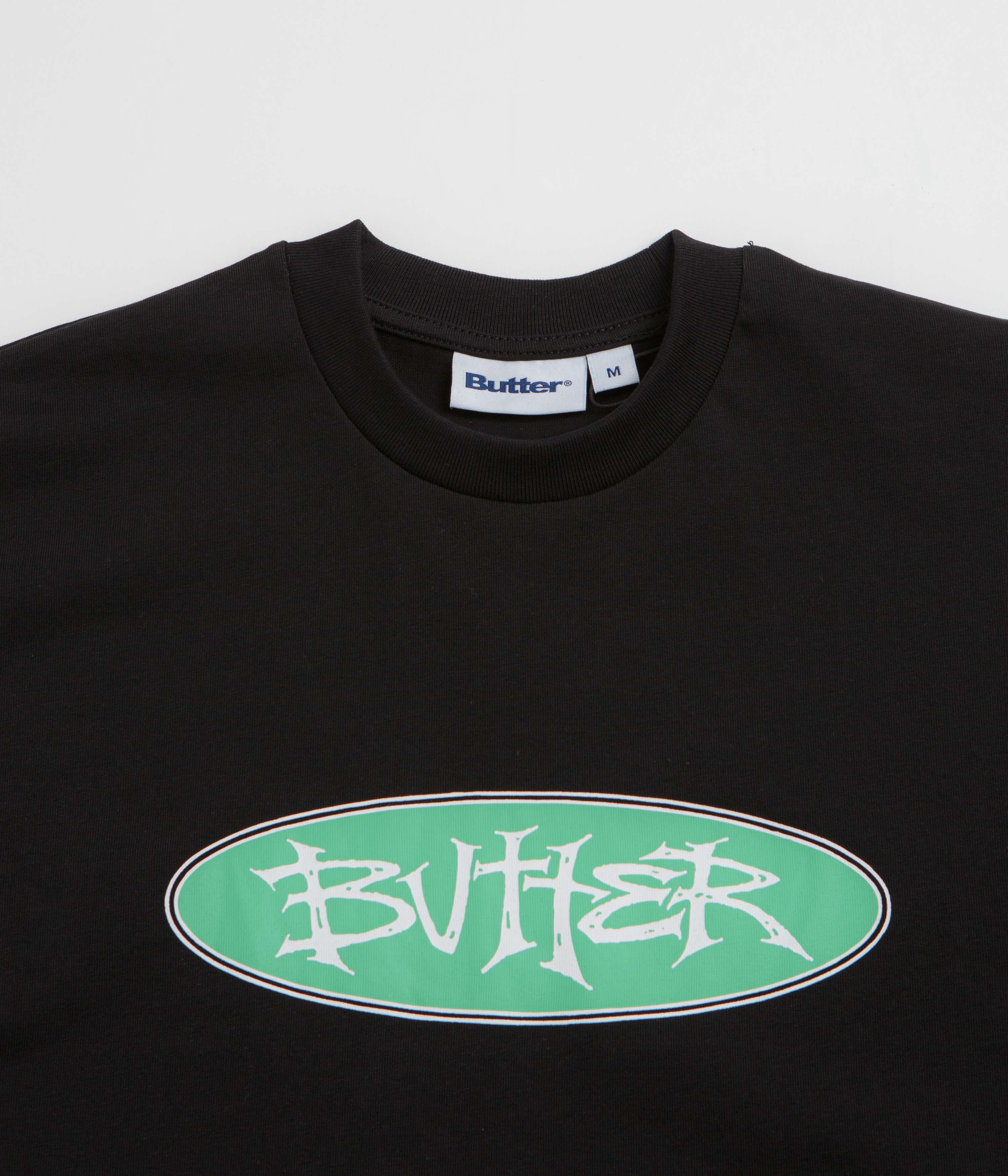 Butter Goods Tide T-Shirt - Black - Image 2
