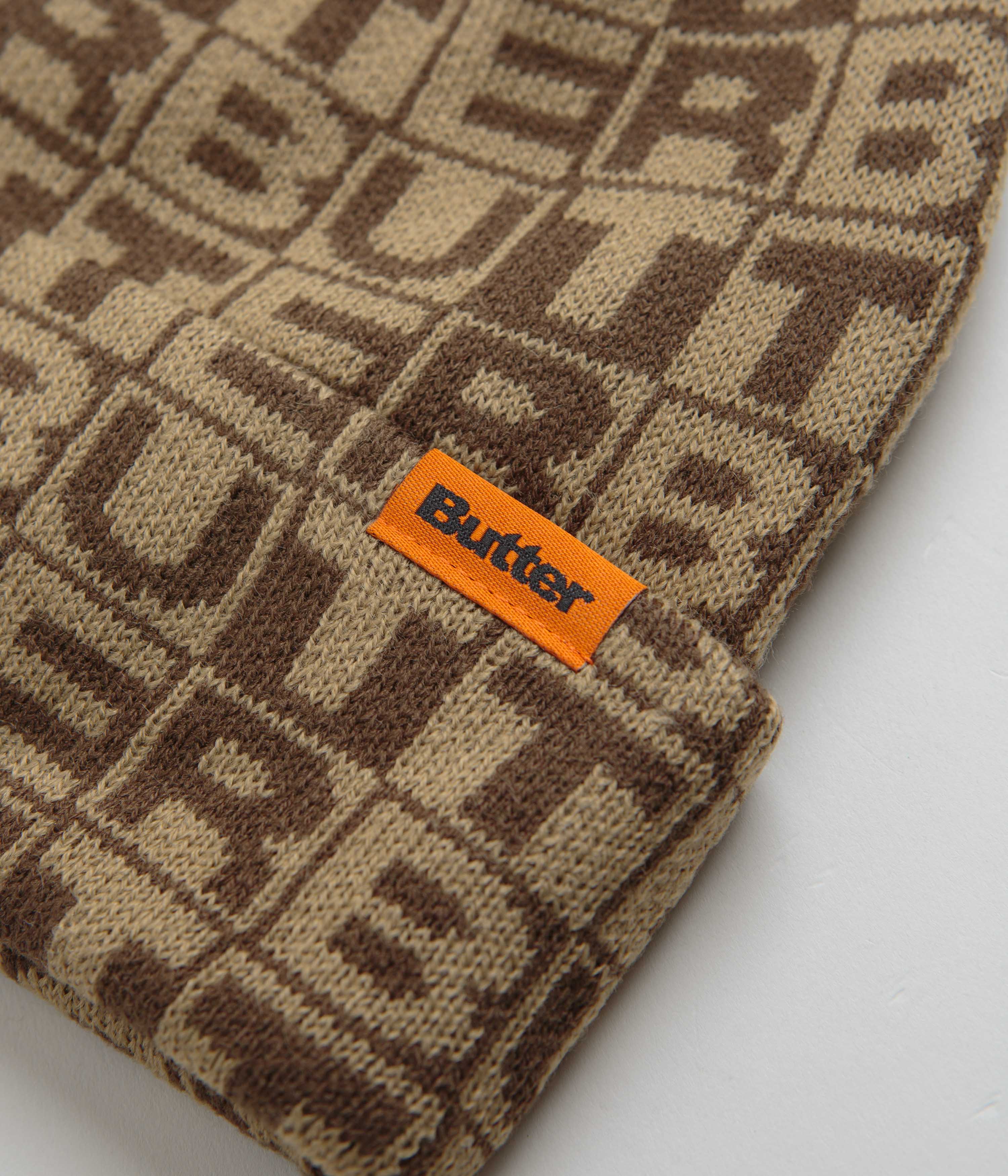 Butter Goods Tiles Beanie - Brown - Image 2