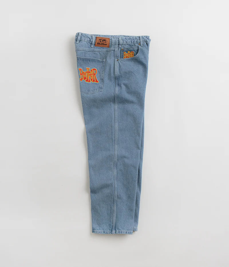 Butter Goods Tour Jeans - Washed Indigo - Image 2