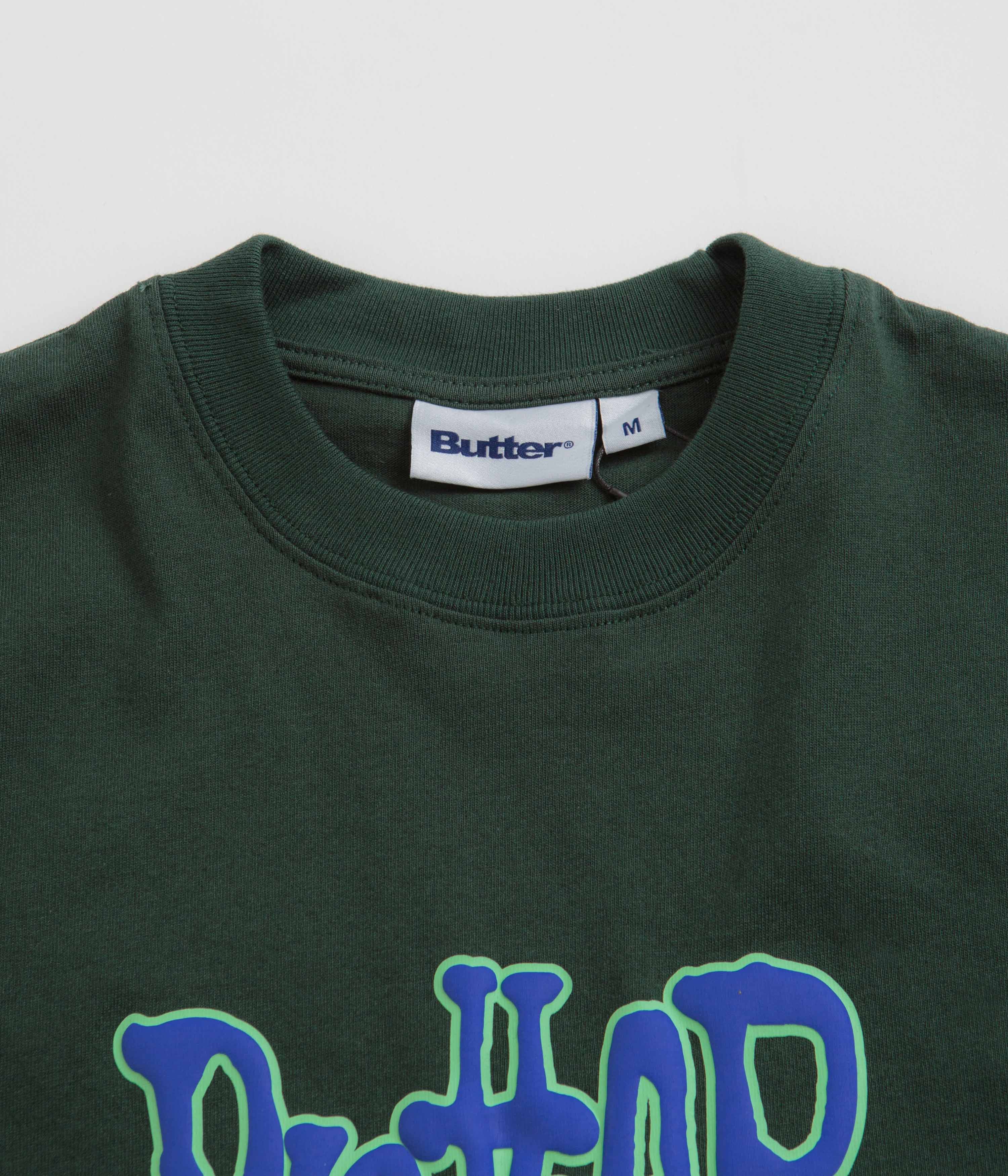 Butter Goods Tour T-Shirt - Dark Forest - Image 2
