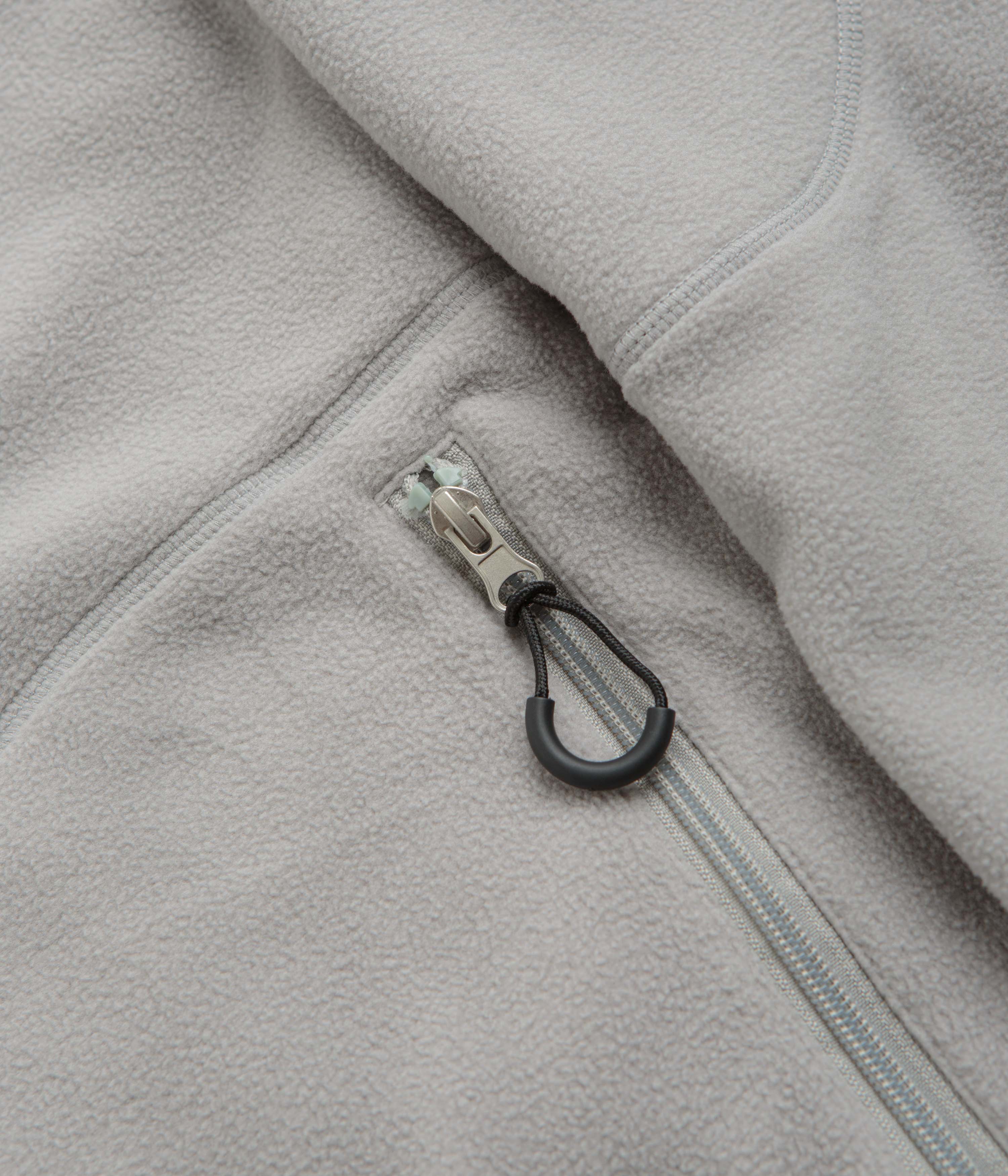 Butter Goods Trail Polar Fleece Jacket - Grey - Image 4