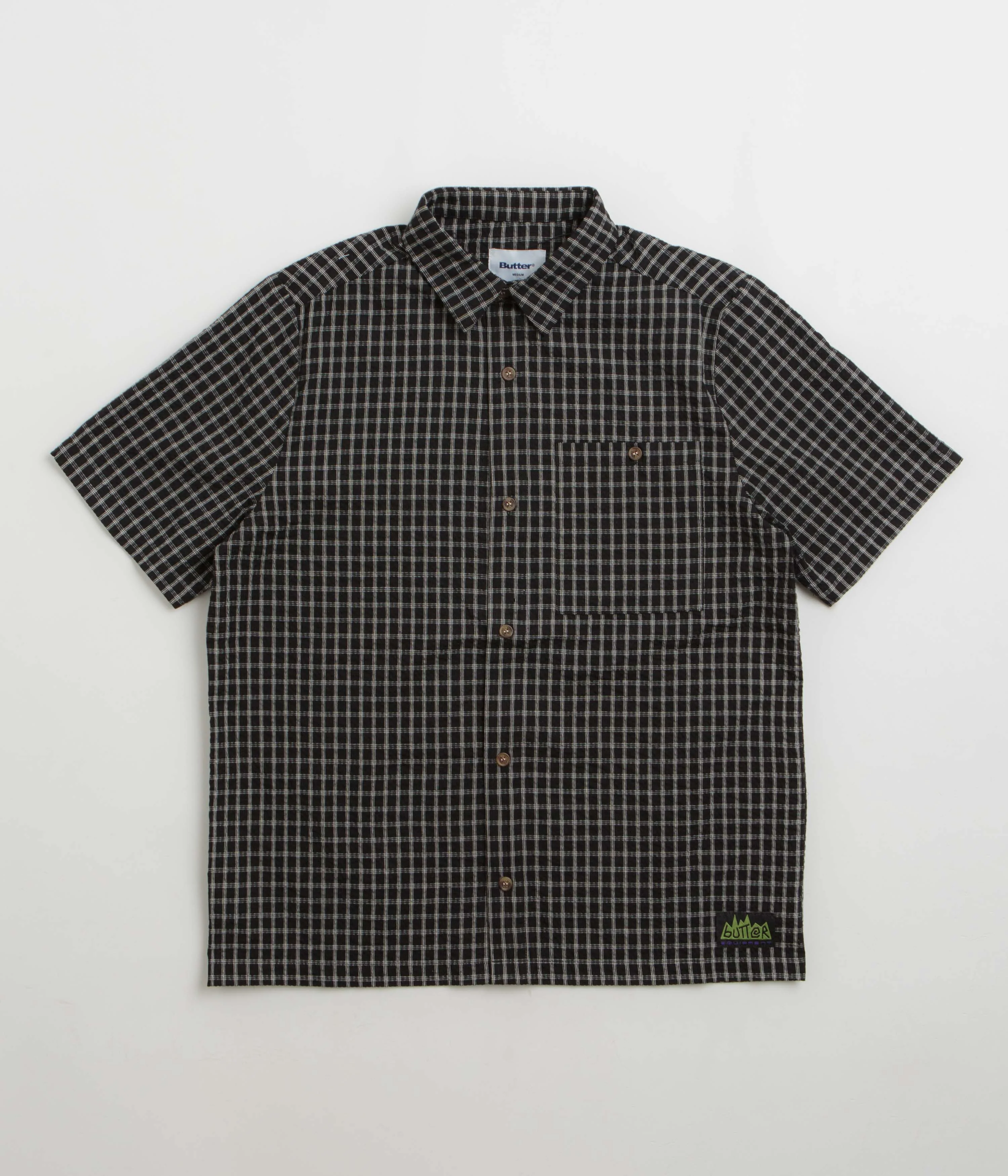 Butter Goods Trail Short Sleeve Shirt - Black