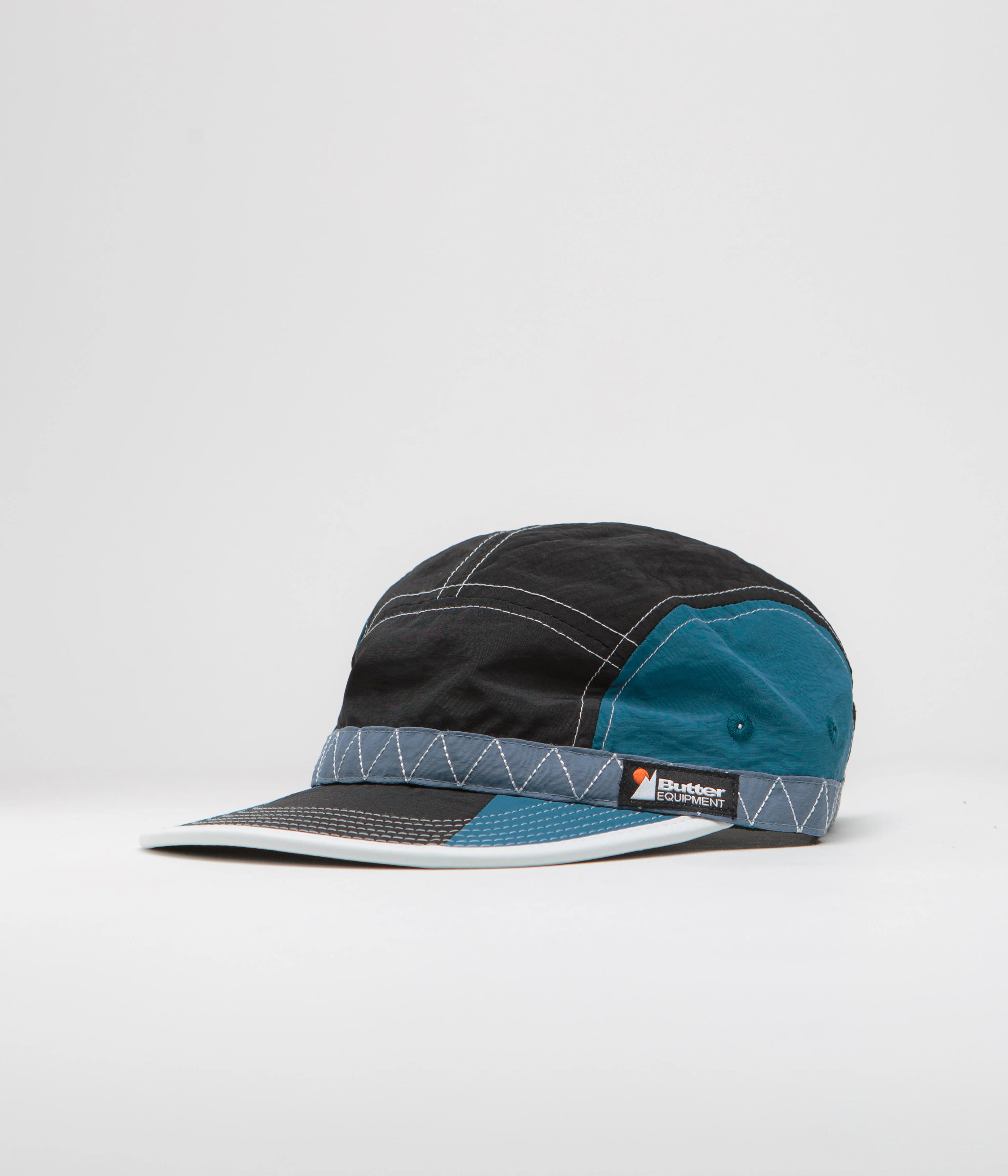 Butter Goods Valley 5 Panel Cap - Black / Navy