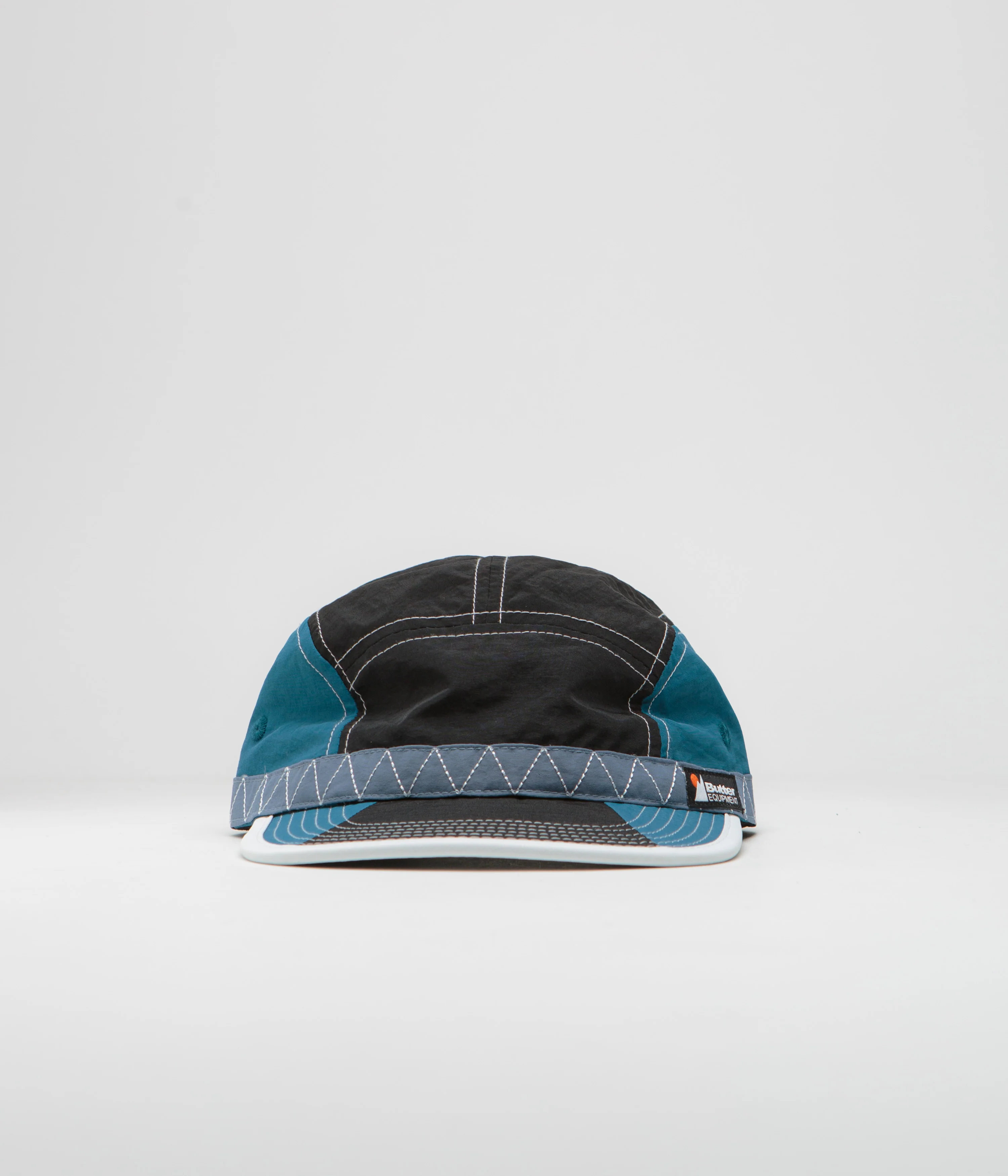 Butter Goods Valley 5 Panel Cap - Black / Navy - Image 2