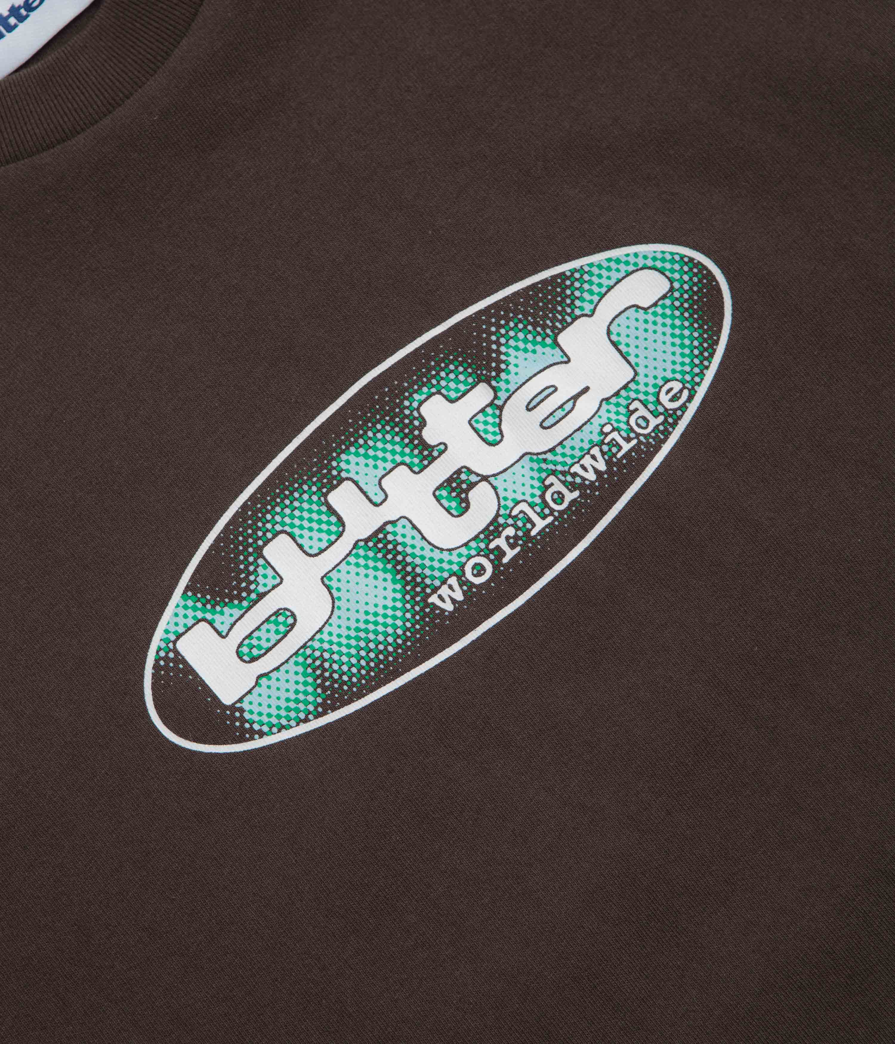 Butter Goods Vortex T-Shirt - Chocolate - Image 2