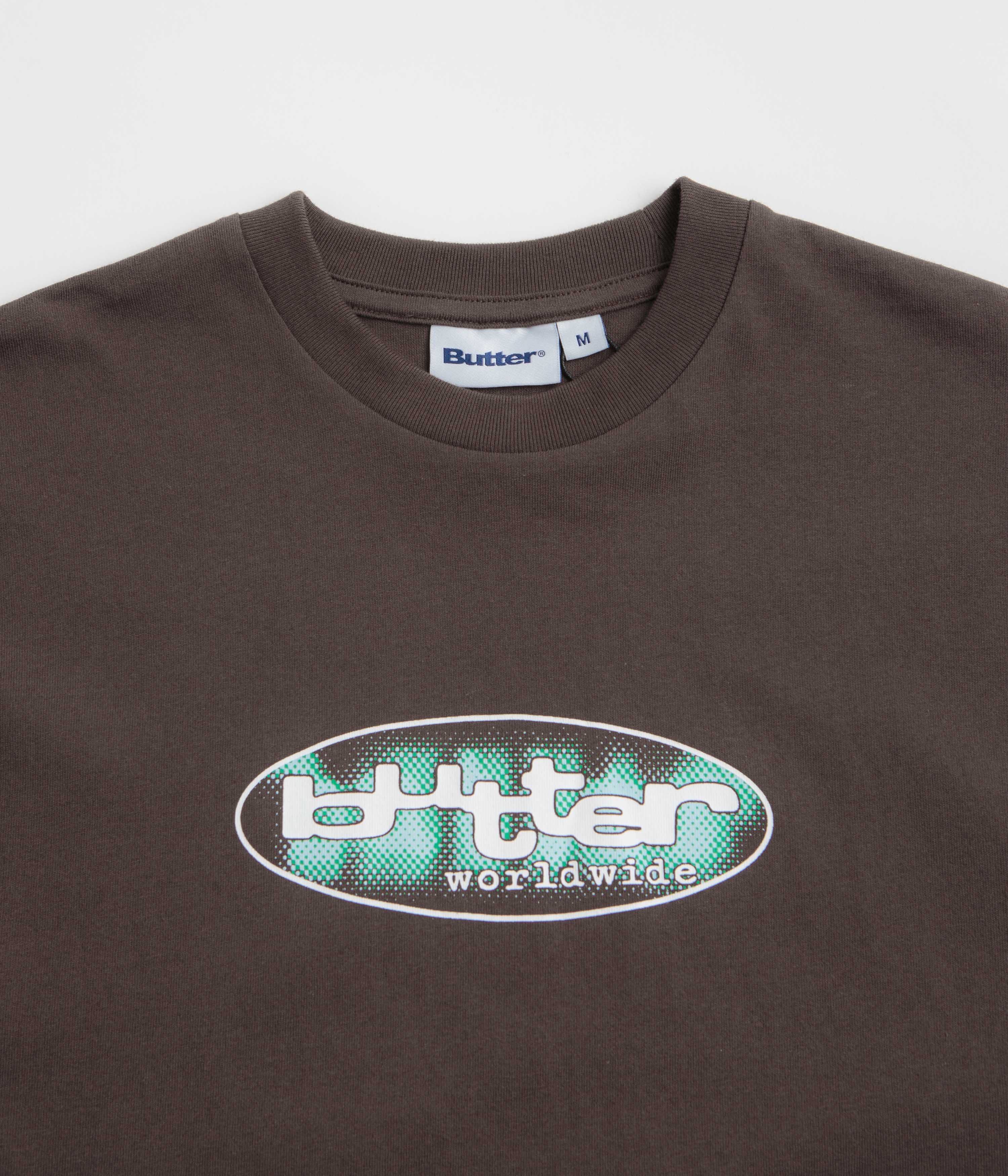 Butter Goods Vortex T-Shirt - Chocolate - Image 3