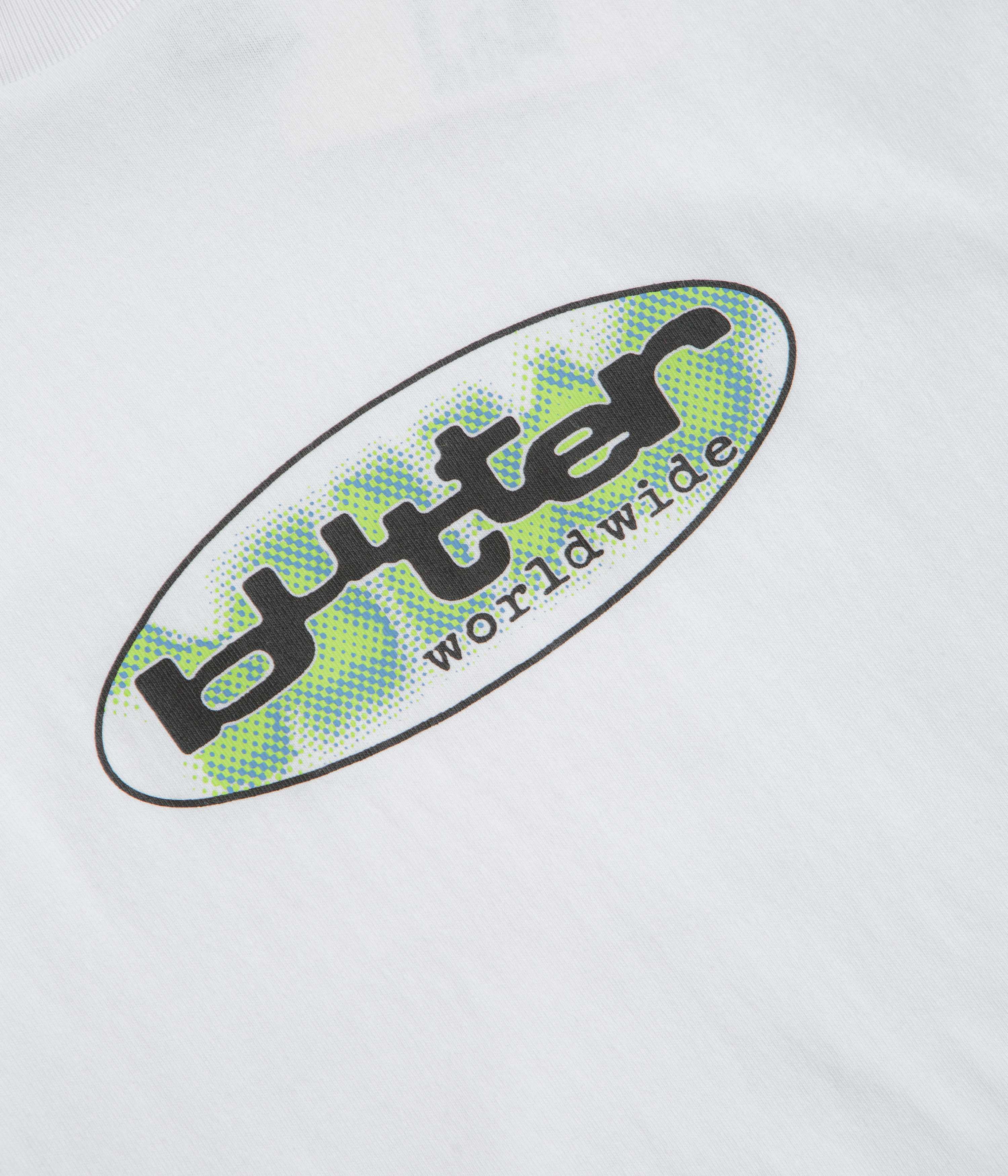 Butter Goods Vortex T-Shirt - White - Image 2