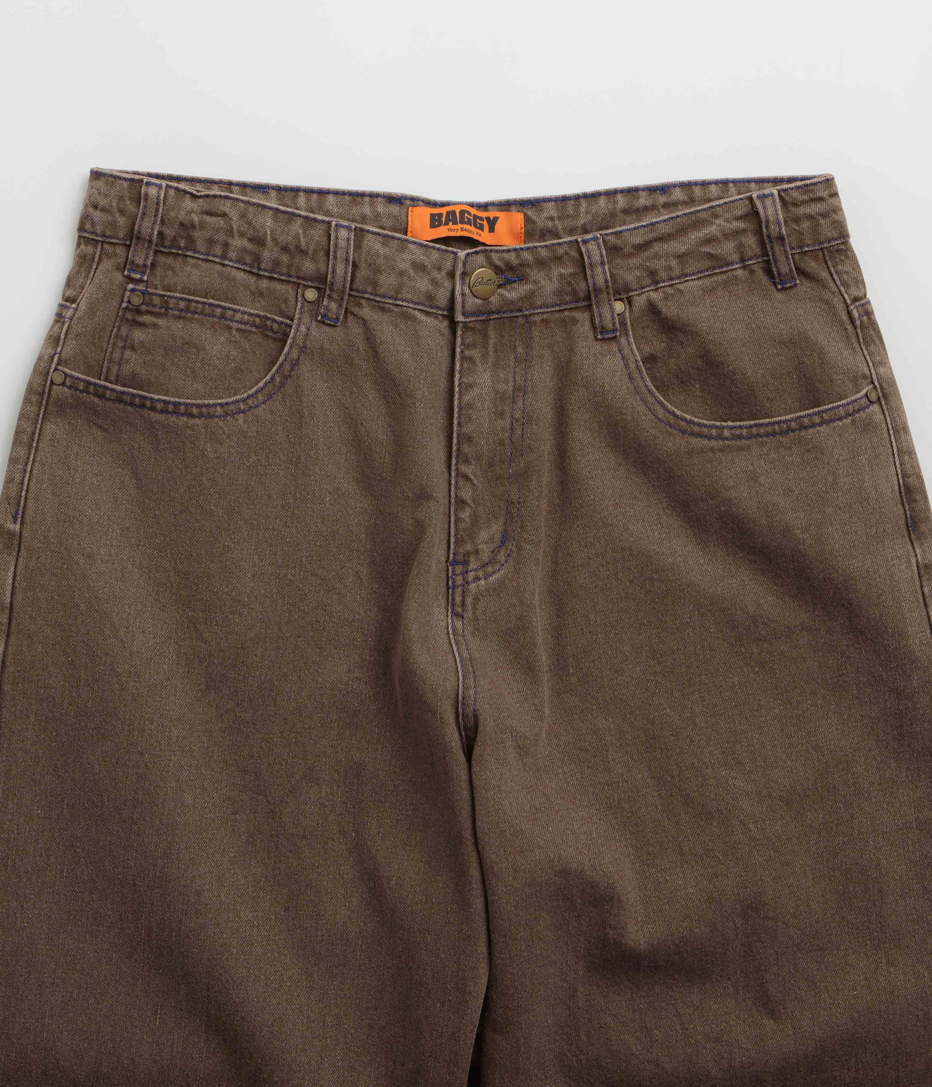 Butter Goods Warped Jeans - Washed Brown - Image 4