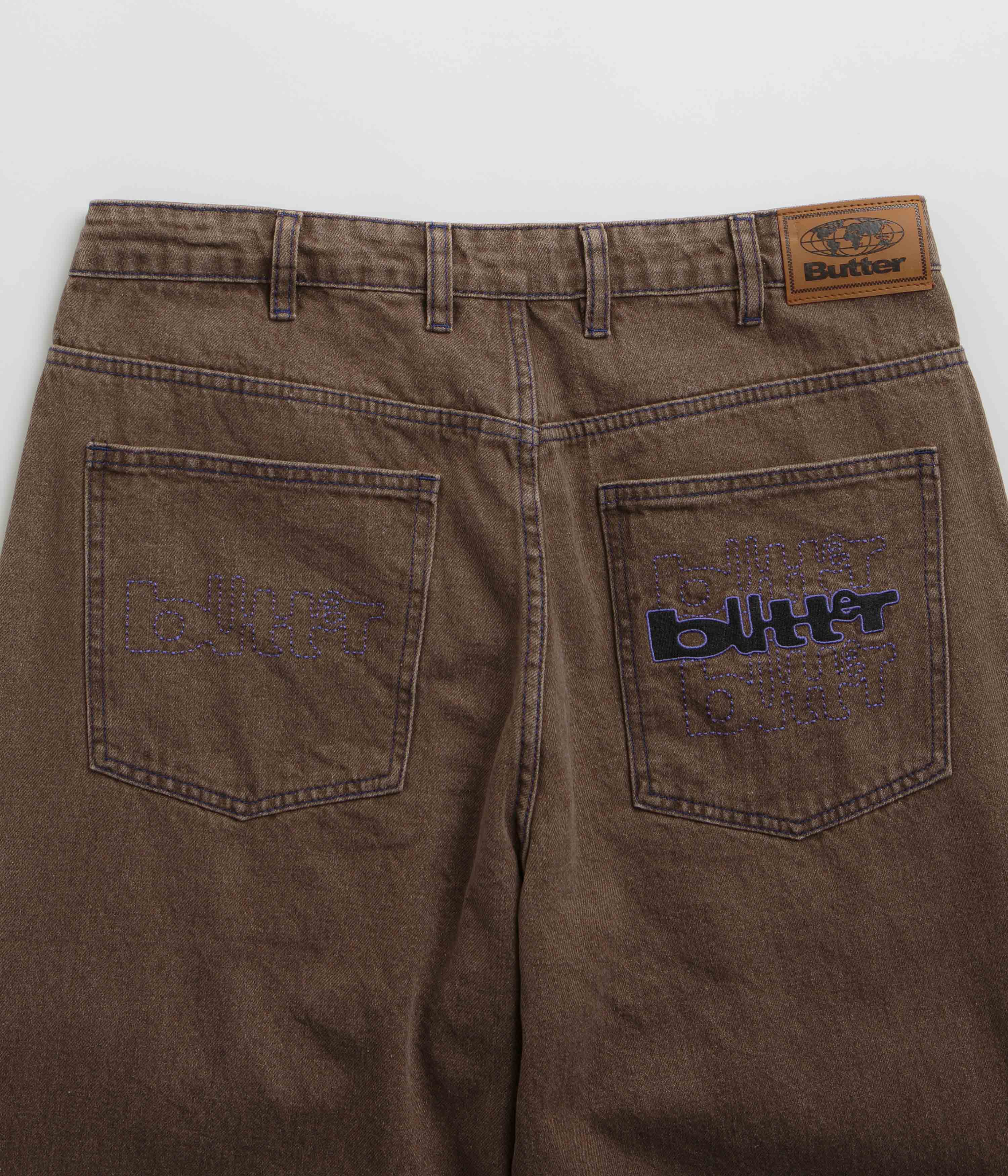 Butter Goods Warped Jeans - Washed Brown - Image 6