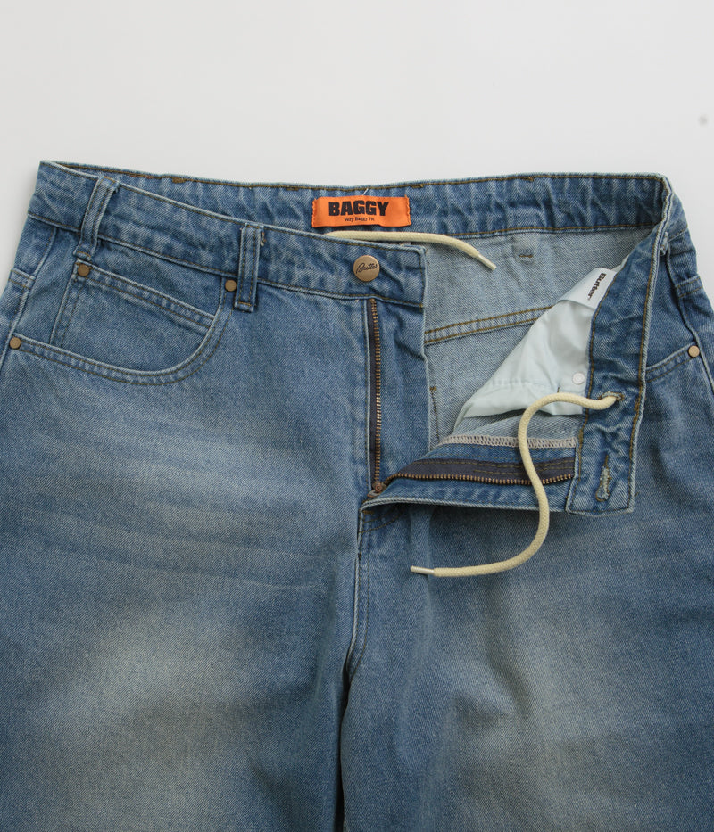Butter Goods Warped Jeans - Washed Mid Blue - Image 5