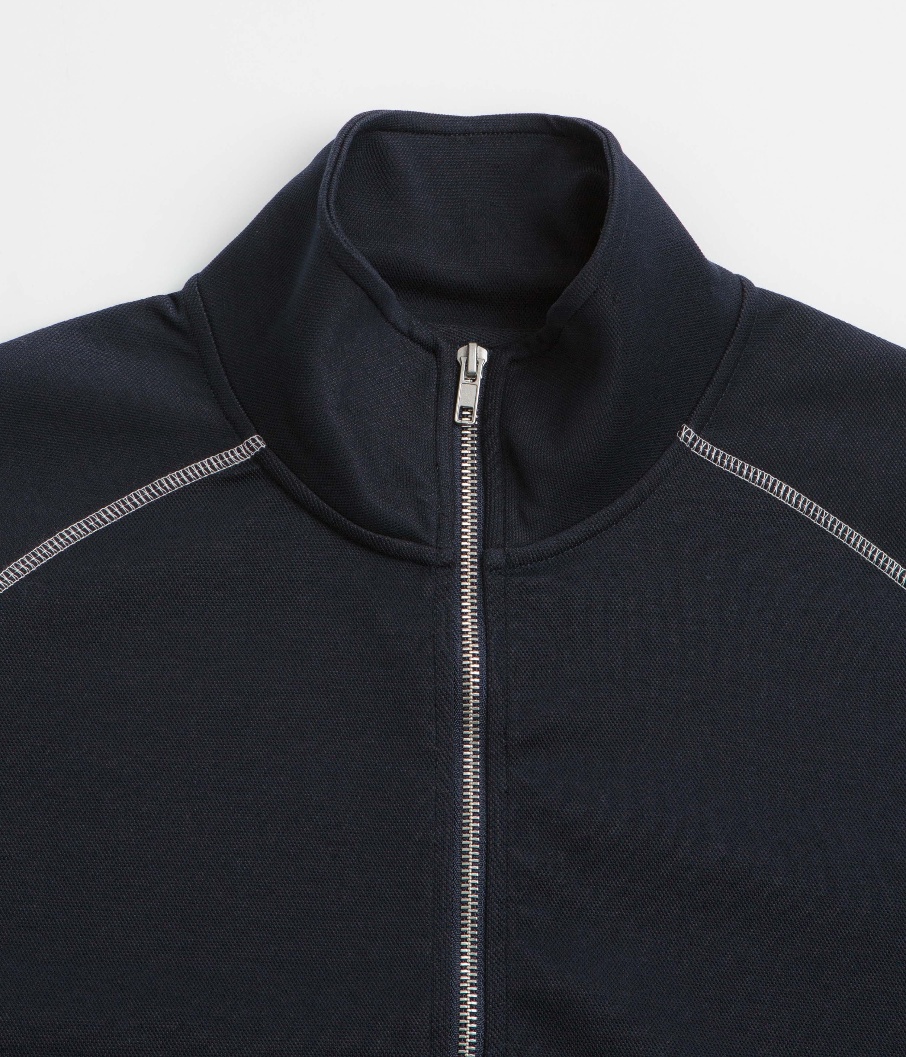Butter Goods Warped Track Jacket - Navy - Image 4