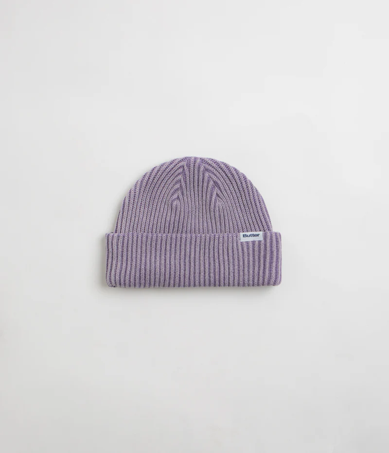 Butter Goods Washed Beanie - Grape