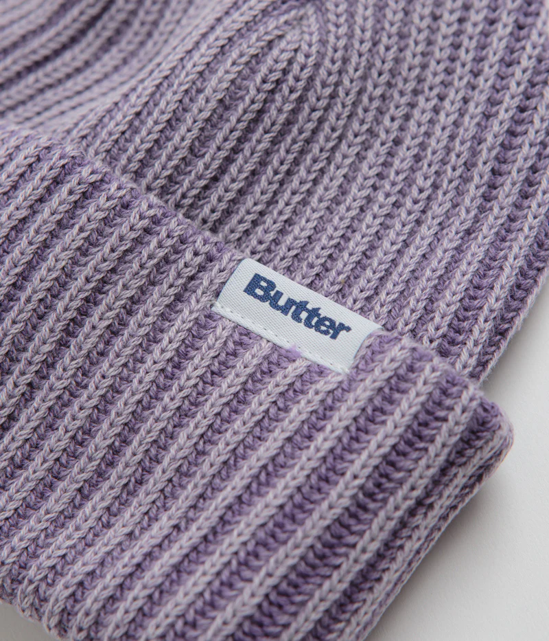 Butter Goods Washed Beanie - Grape - Image 2